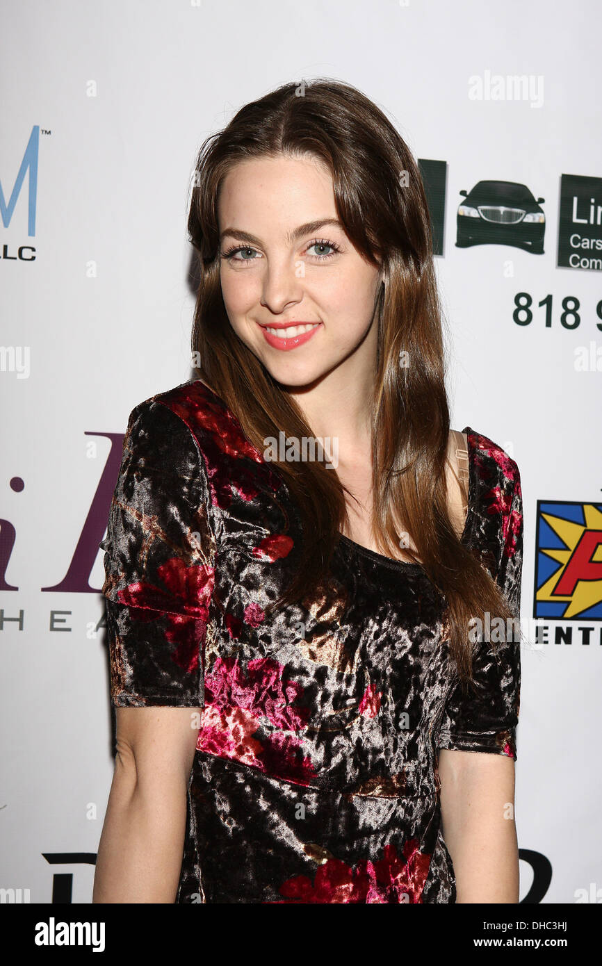 Brittany Curran Premiere der '' mit Großmacht: Stan Lee Story "an iPic Theater Pasadena Kalifornien - 19.04.12 Stockfoto