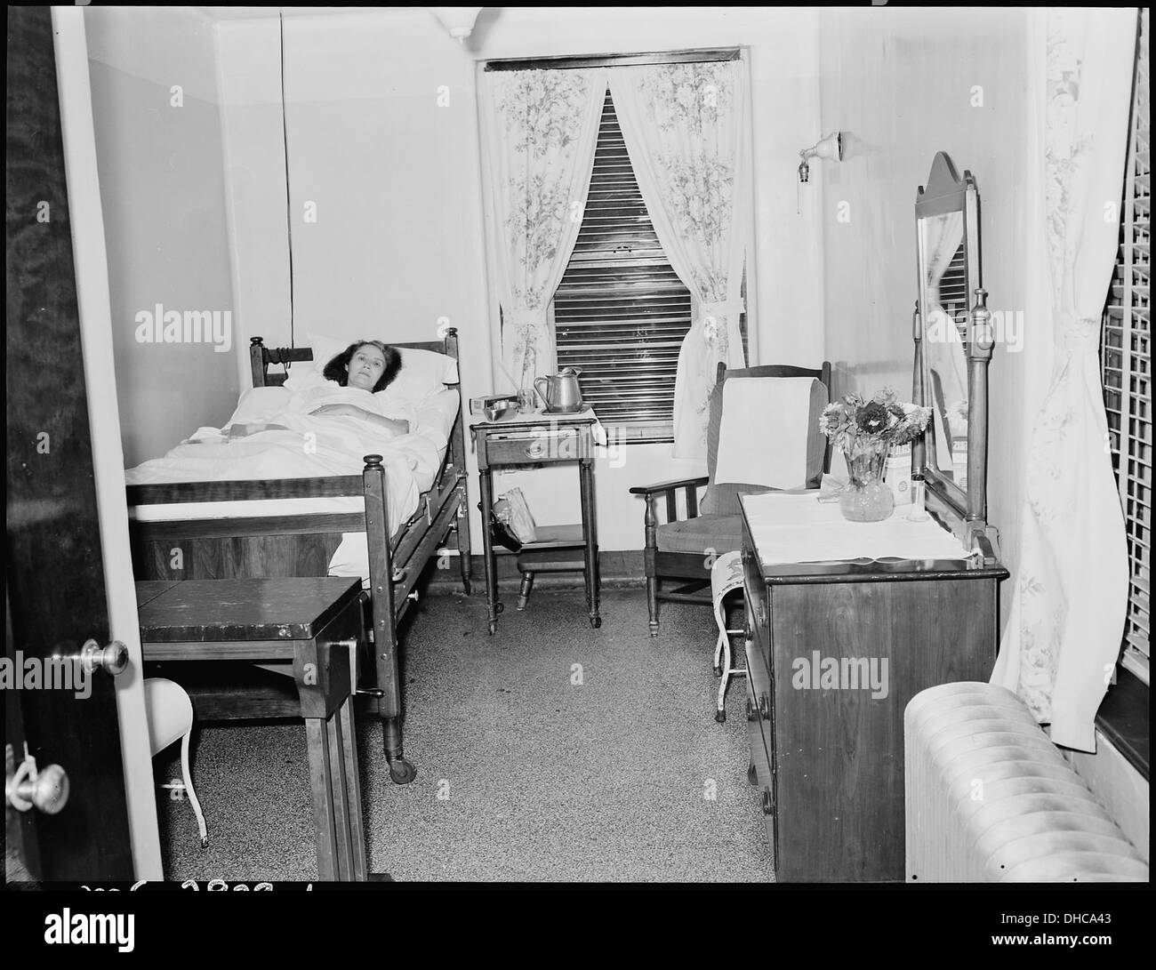 Privatzimmer in Unternehmen im Besitz Krankenhaus. US-Kohle & Coke Company, US 5E30 & 31 Minen, Lynch, Harlan County, Kentucky. 541415 Stockfoto