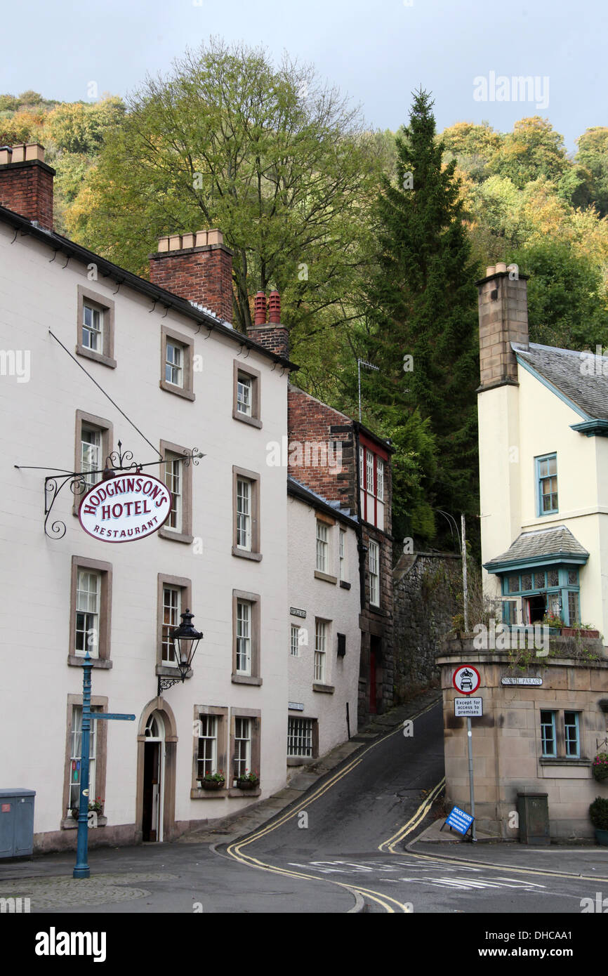 Hodgkinsons Hotel in der Peak District Matlock Bath Stockfoto