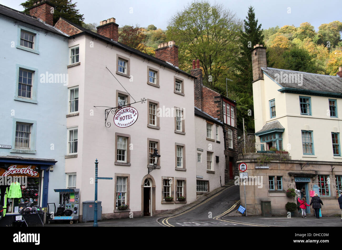 Hodgkinsons Hotel in der Peak District Matlock Bath Stockfoto