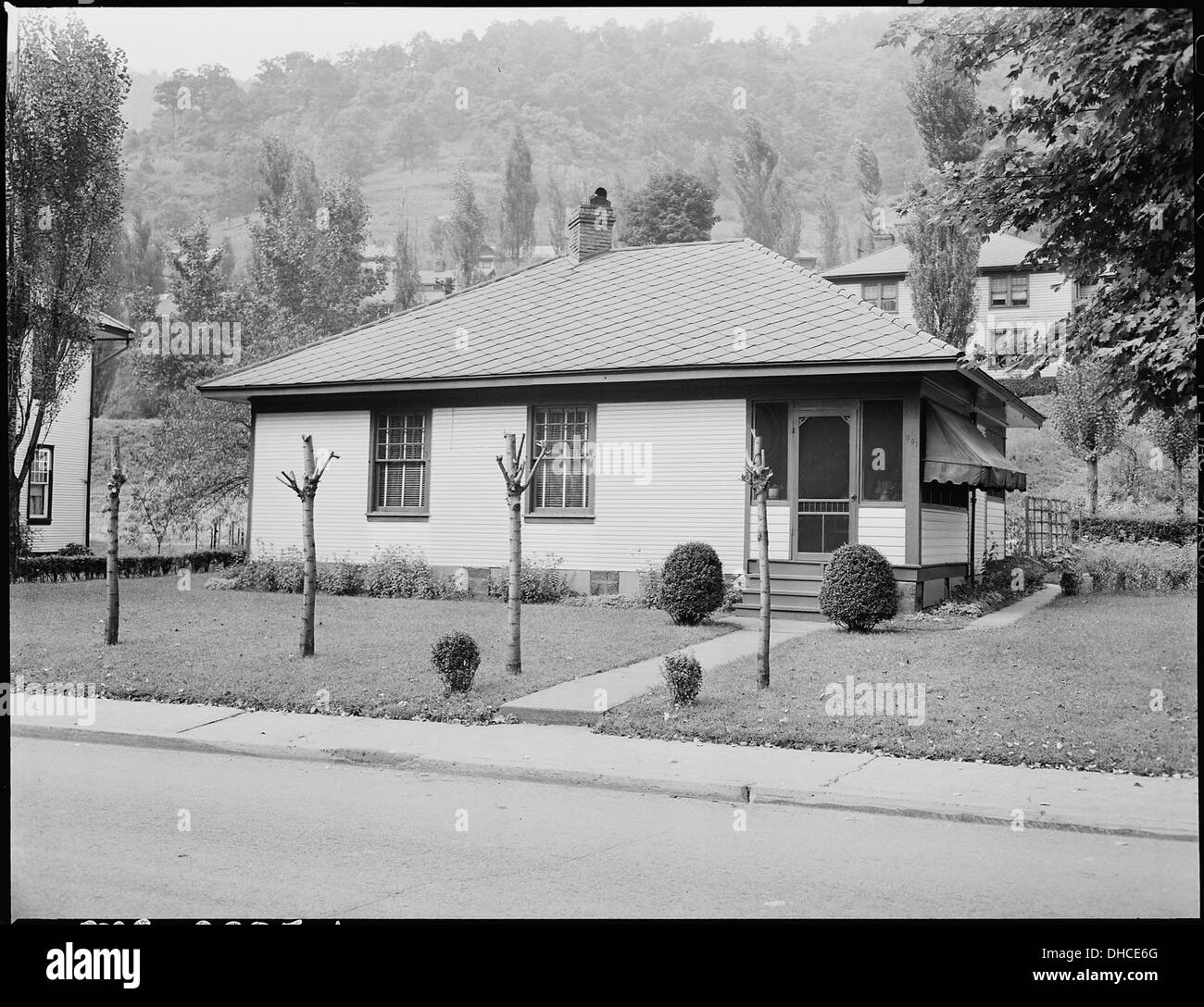 Typisches Haus für Bergleute. US-Kohle & Coke Company, US 5E30 & 31 Minen, Lynch, Harlan County, Kentucky. 541404 Stockfoto