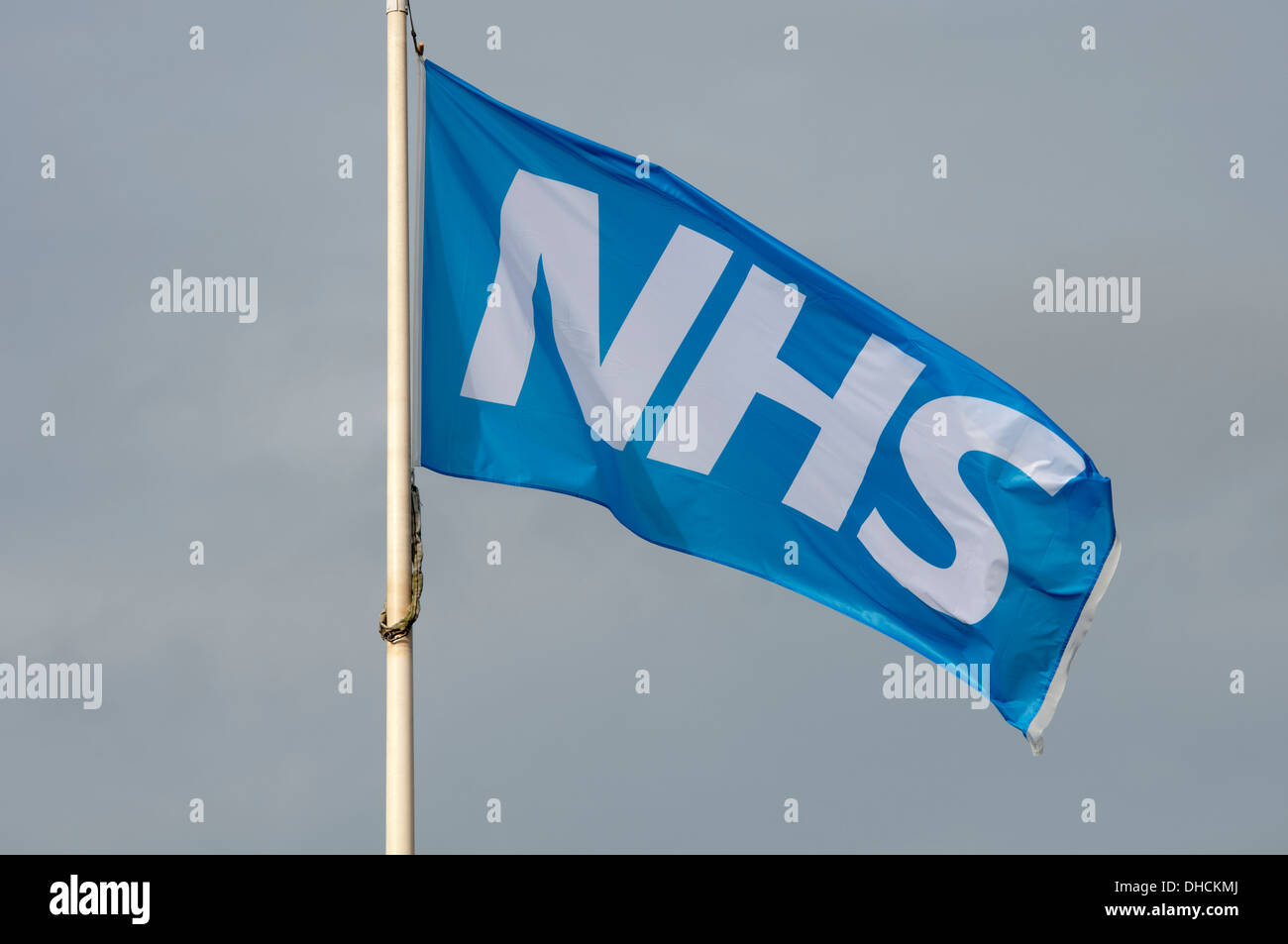 NHS-Flagge Stockfoto