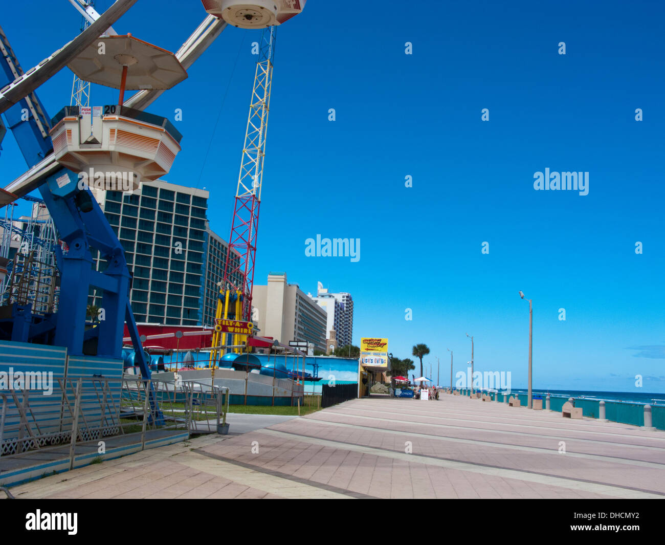 Festplatz in Daytona Beach, Florida. Stockfoto