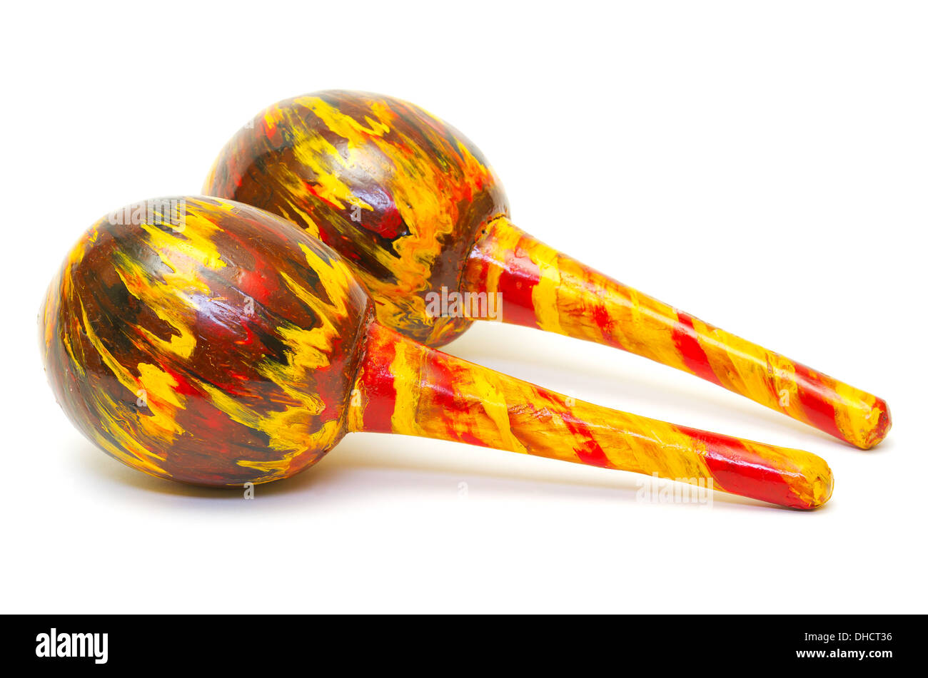 Exotische maracas Stockfoto