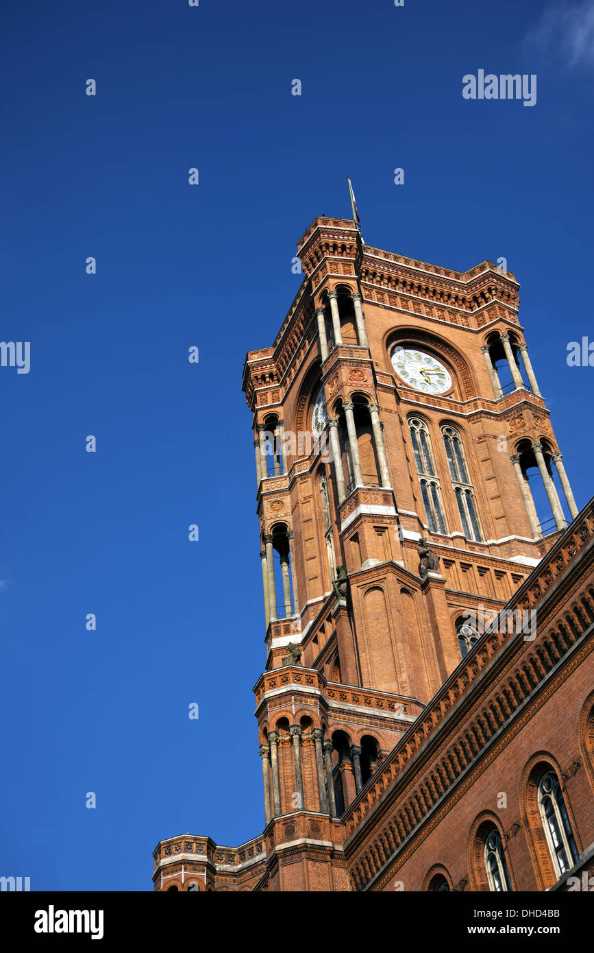 Rotes Rathaus, Berlin Stockfoto