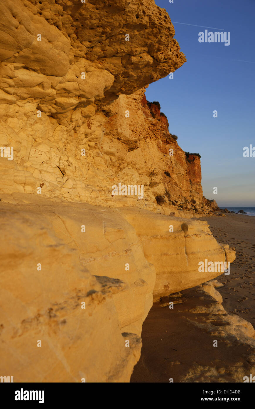 Praia de Porto de Mos in Lagos Stockfoto