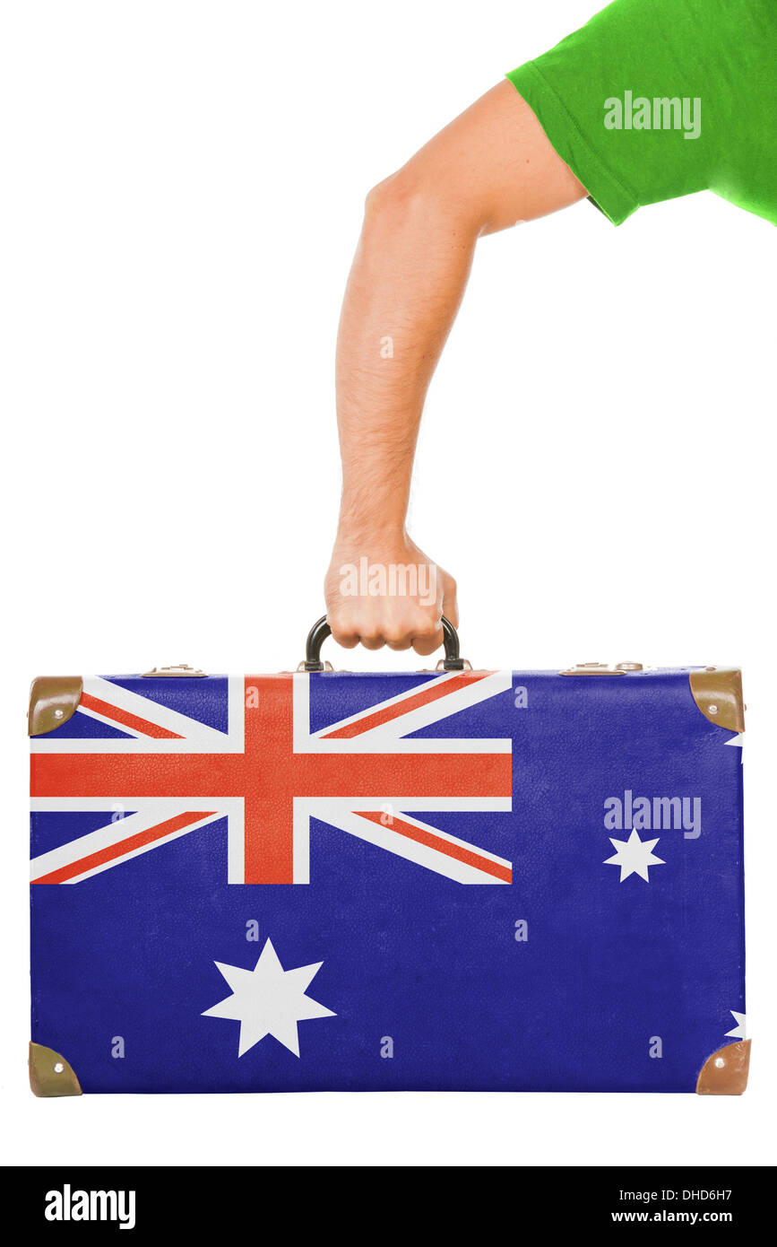 Die australische Flagge Stockfoto