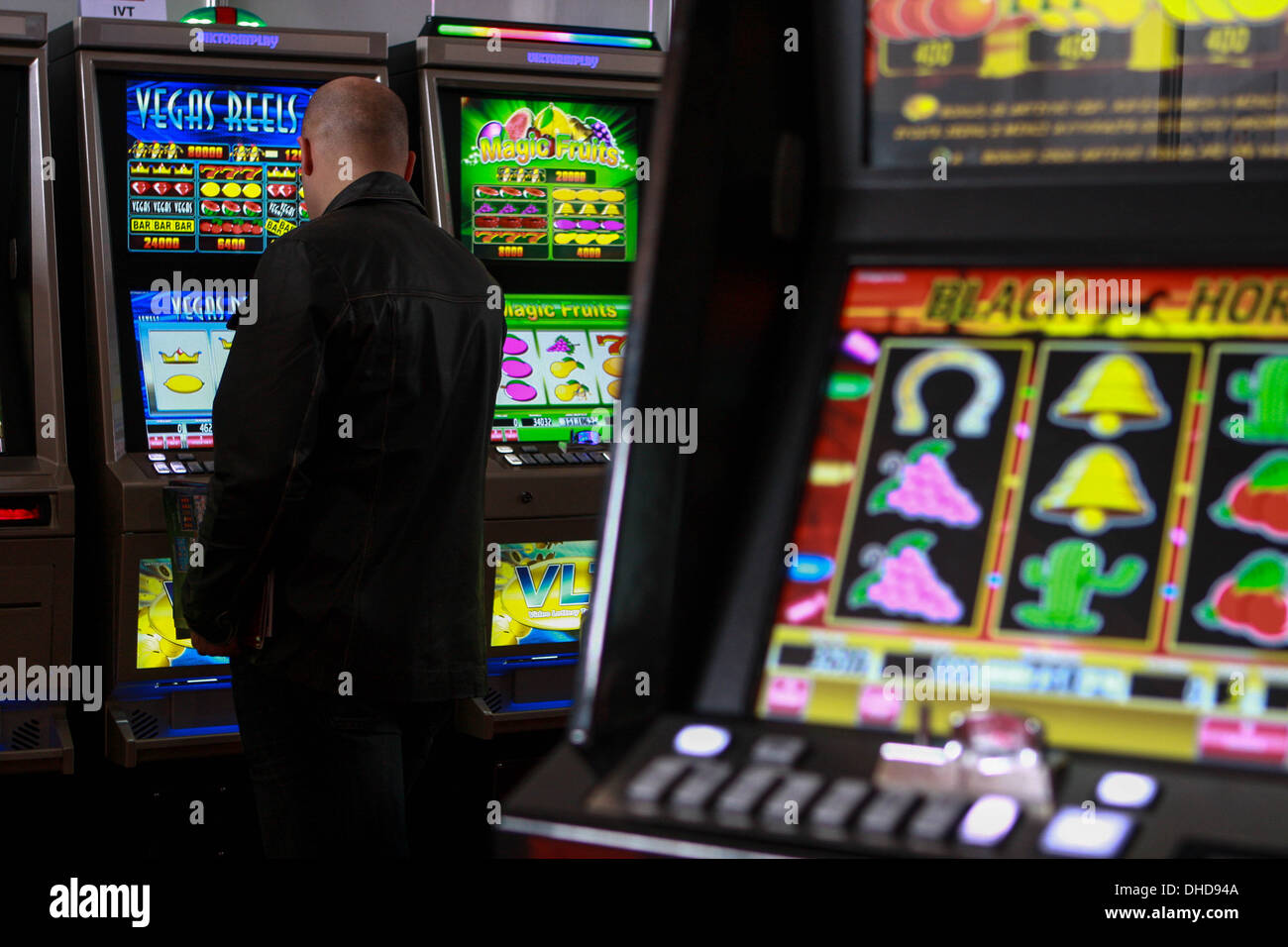 Slot machine, Gaming, Tschechische Republik Stockfoto