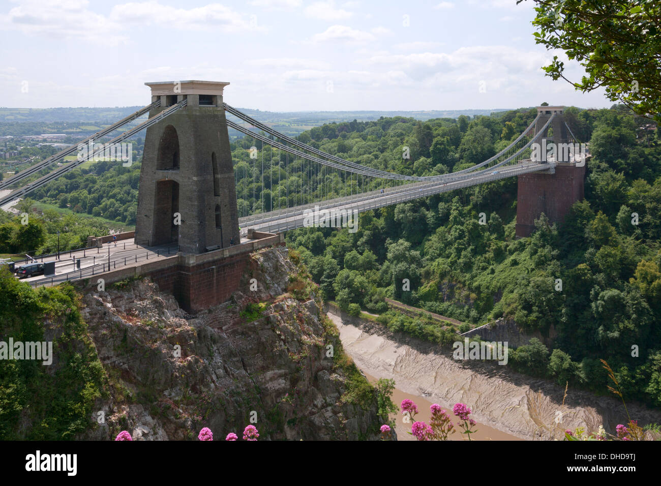 Clifton Suspension Bridge, die Avon-Schlucht, City of Bristol, UK Stockfoto