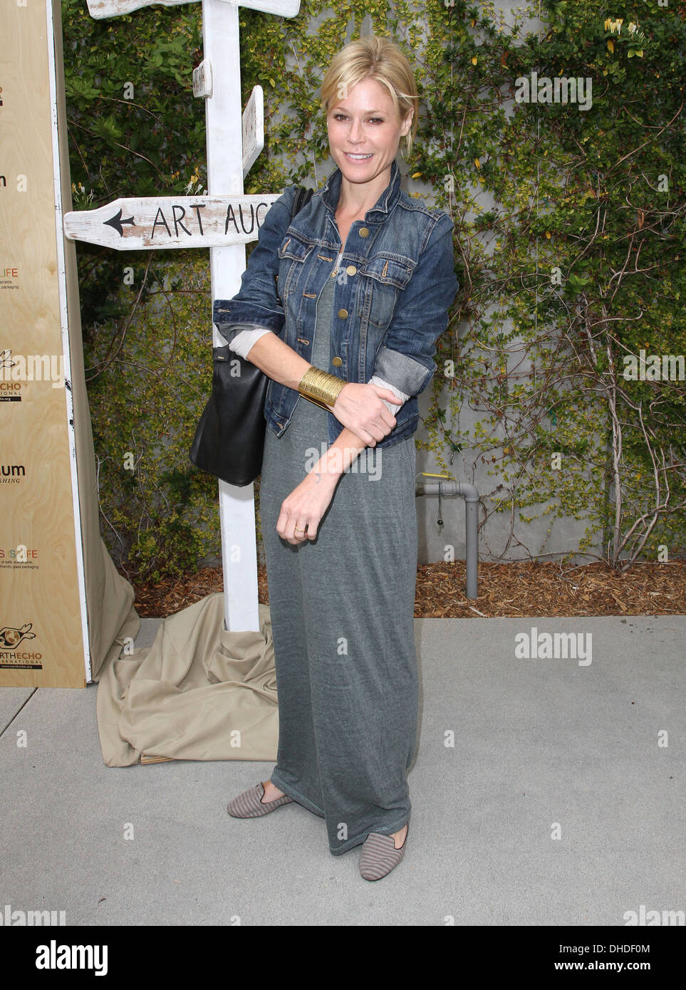 Julie Bowen in "Letzte Nacht schwamm ich eine Meerjungfrau" Buchpräsentation Earth Day Feier statt in Annenberg Gemeindehaus Strand Los Stockfoto