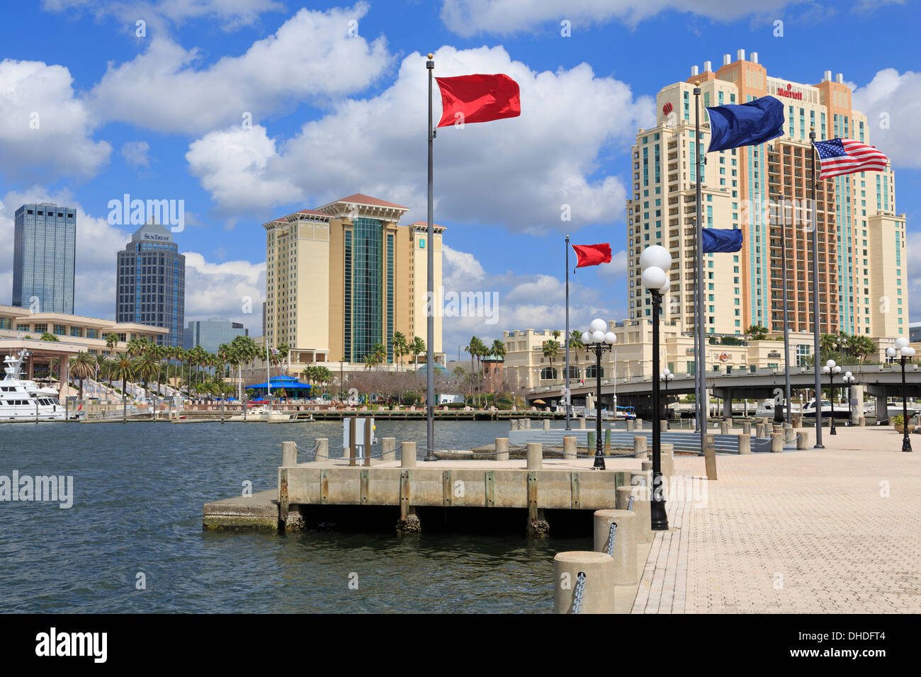 Channelside Hotels, Tampa, Florida, Vereinigte Staaten von Amerika, Nordamerika Stockfoto