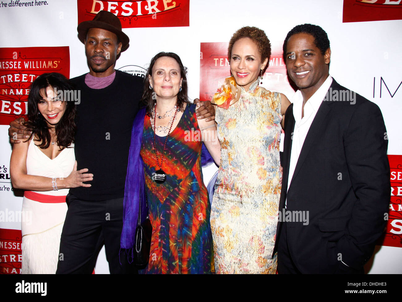 Daphne Rubin-Vega Wood Harris Emily Mann Nicole Ari Parker und Blair Underwood Broadway Premiere Afterparty für ' A Stockfoto