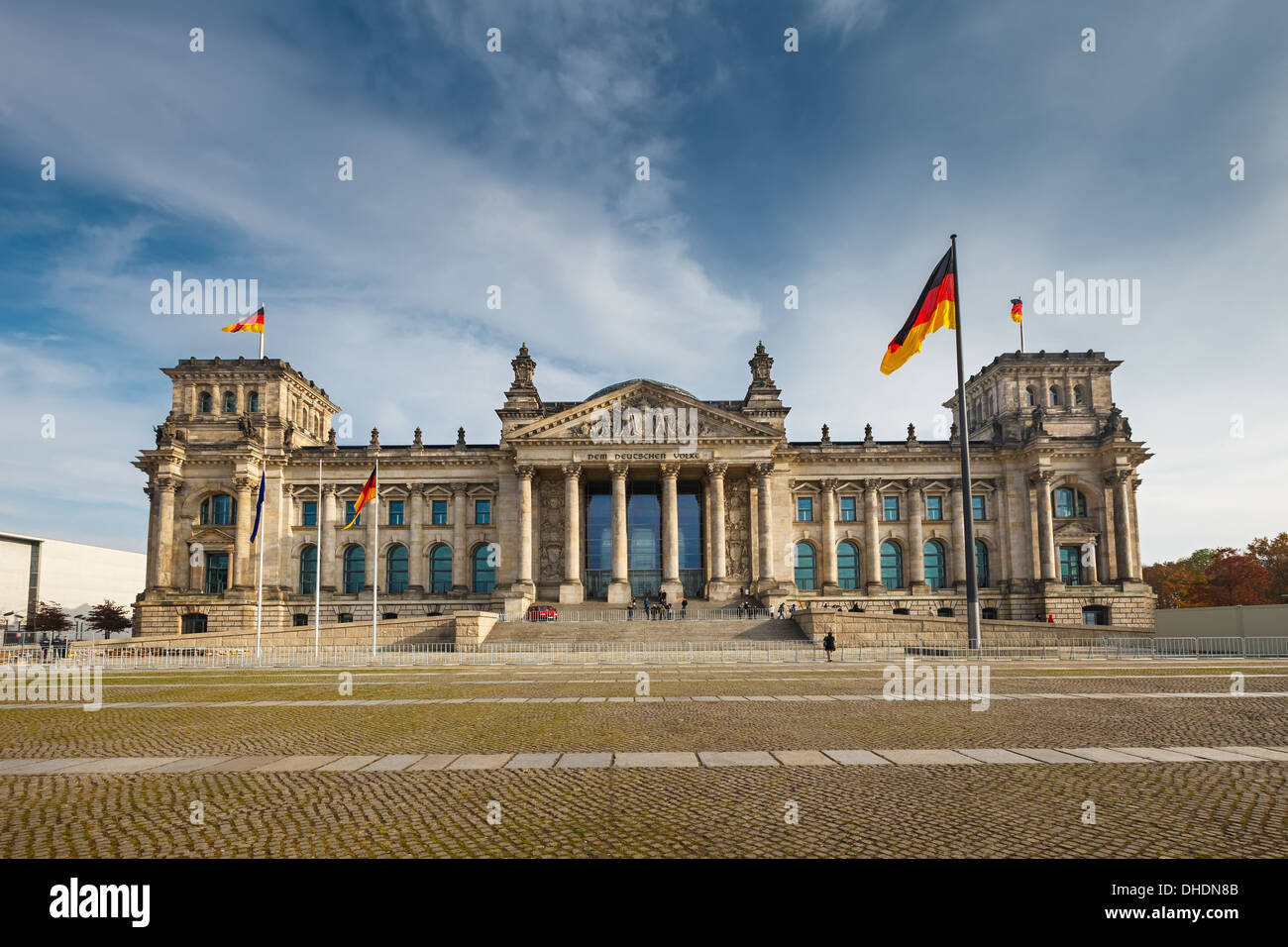 Reichstag in Berlin Stockfoto