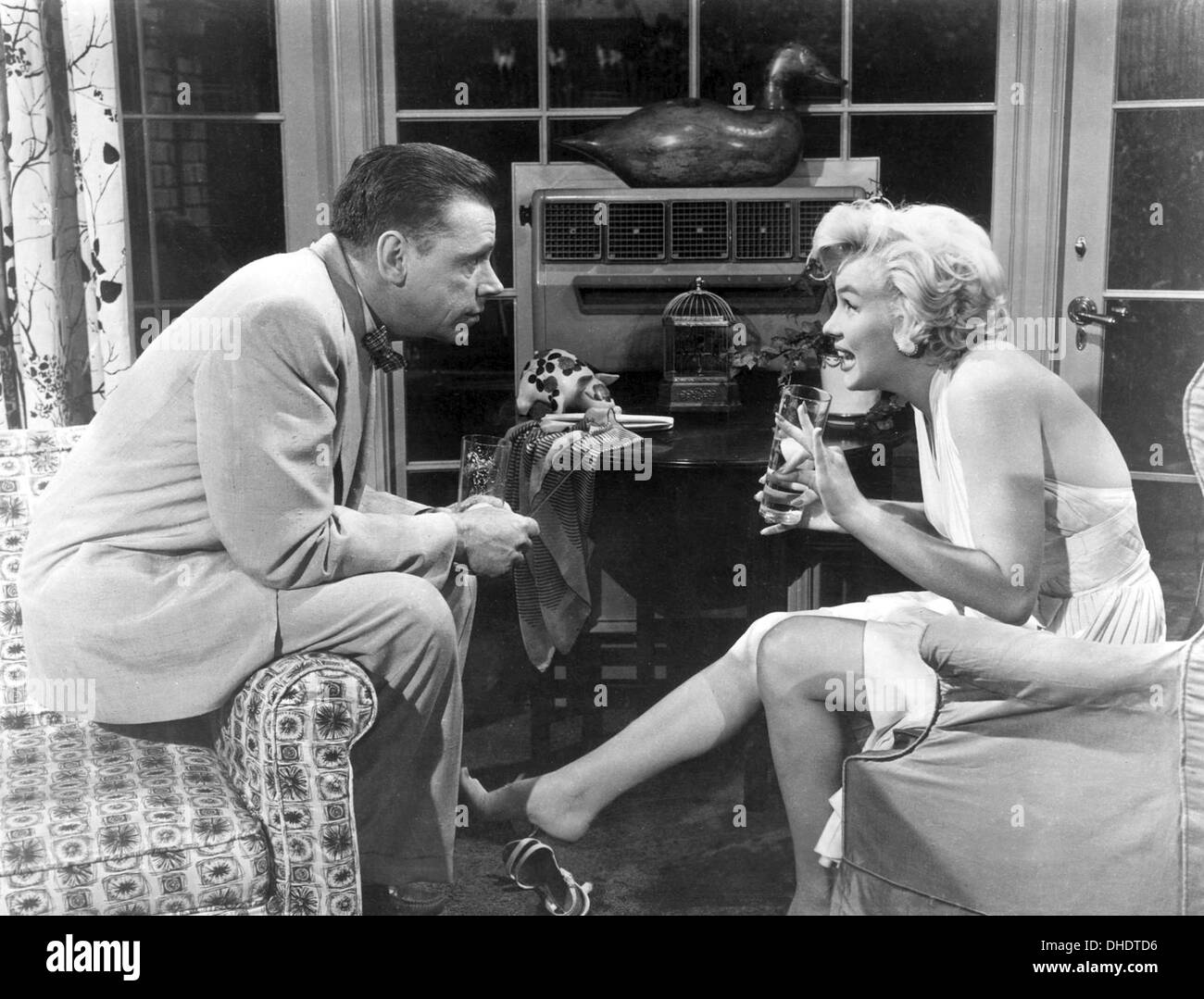 THE SEVEN YEAR ITCH 1955 20th Century Fox Film mit Marilyn Monroe und Tom Ewell Stockfoto