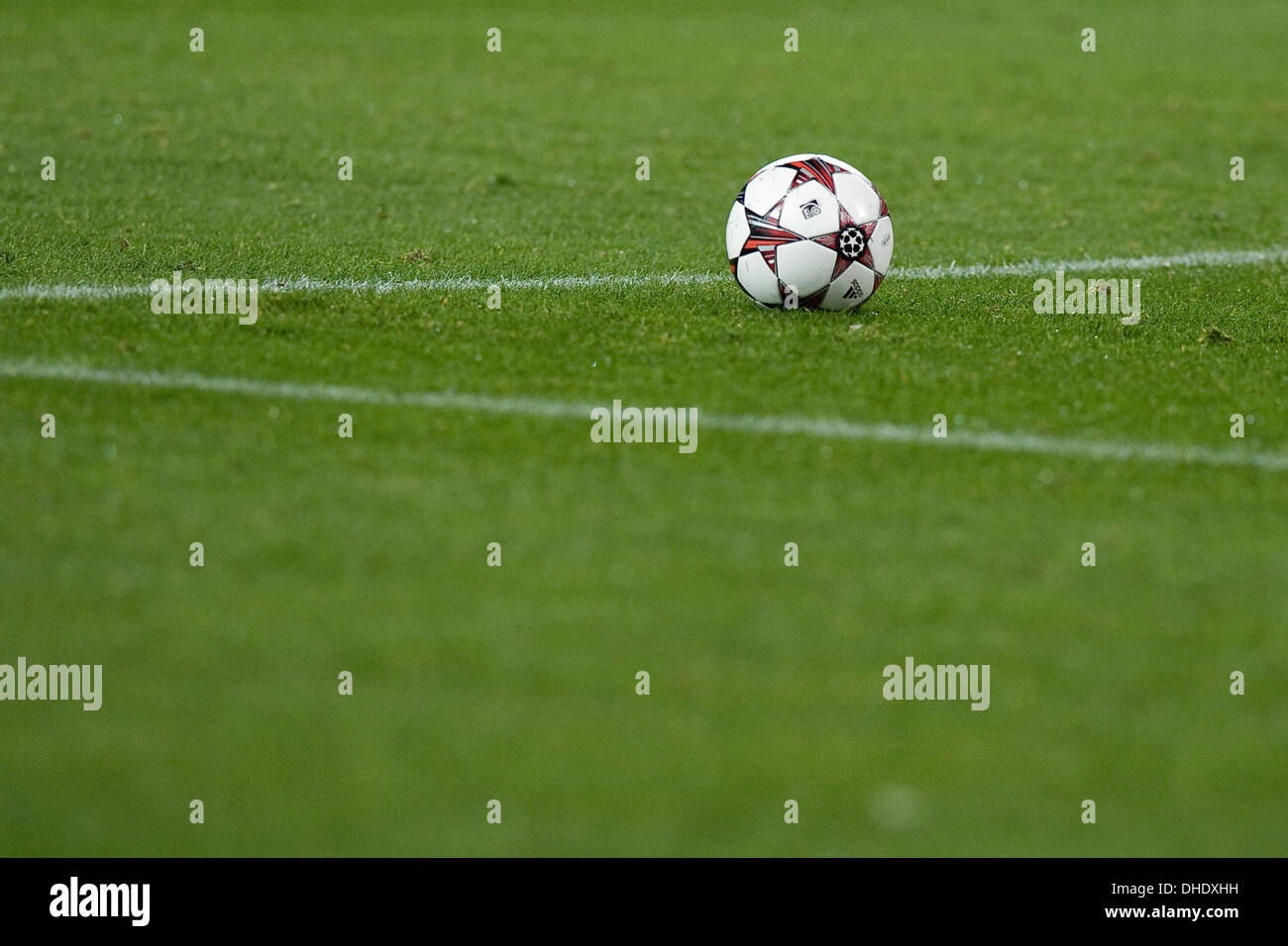 Madrid, Oscar Gonzalez. 7. November 2013. die UEFA Champions League Fußballspiel Club Atletico Madrid gegen Austria Wien im Vicente Calderon Stadion in Madrid. : Bildnachweis Oscar Gonzalez/NurPhoto: Oscar Gonzalez/NurPhoto/ZUMAPRESS.com/Alamy Live-Nachrichten Stockfoto
