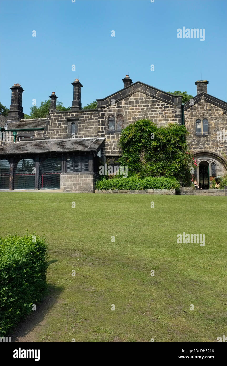 Exterieur der Abtei-Haus-Museum, Kirkstall, Leeds. Stockfoto