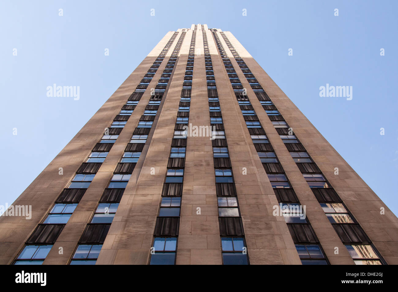 Rockefeller Center, Manhattan, New York City, Vereinigte Staaten von Amerika. Stockfoto