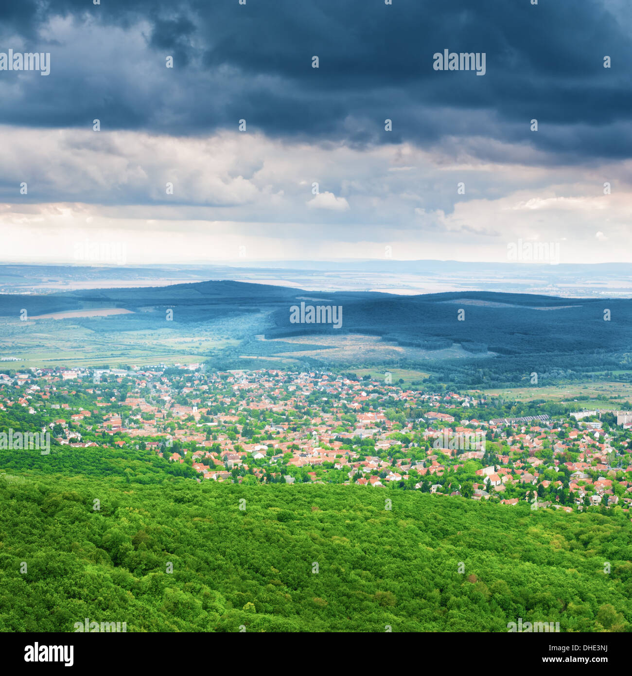 Budai Hügellandschaft, Budapest Ungarn. Stockfoto
