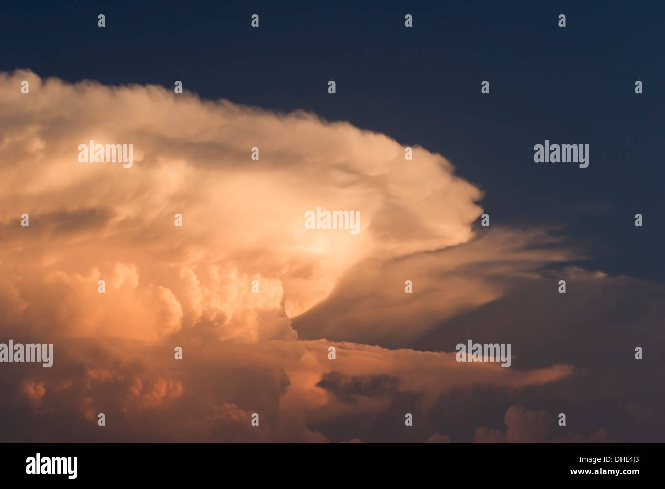 Wolke in der Nähe von Portales, New Mexico, Vereinigte Staaten Stockfoto