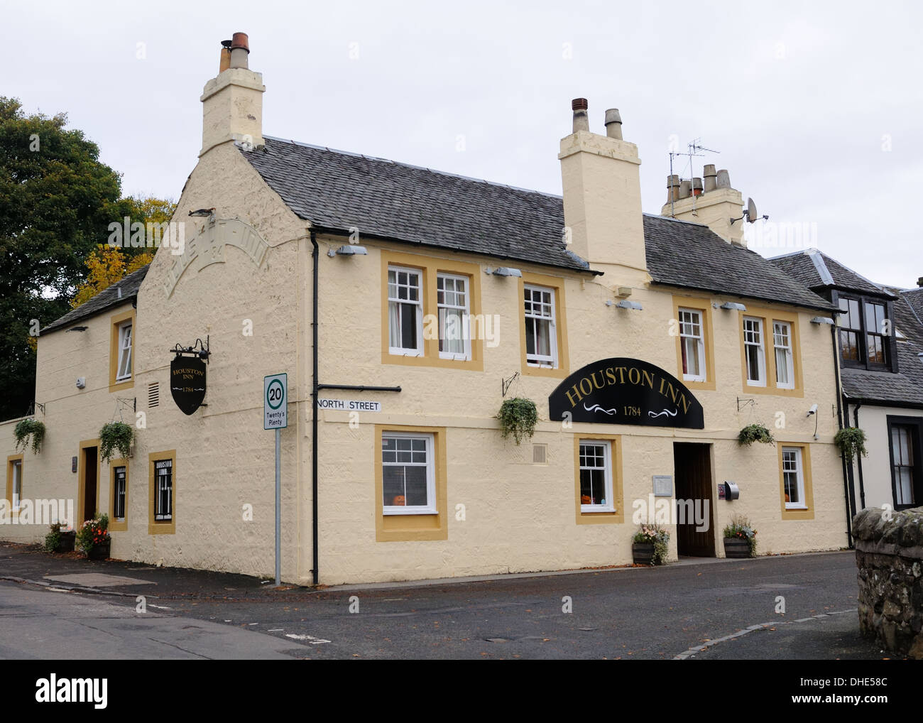 Houston Village Inn, Renfrewshire, Schottland Stockfoto