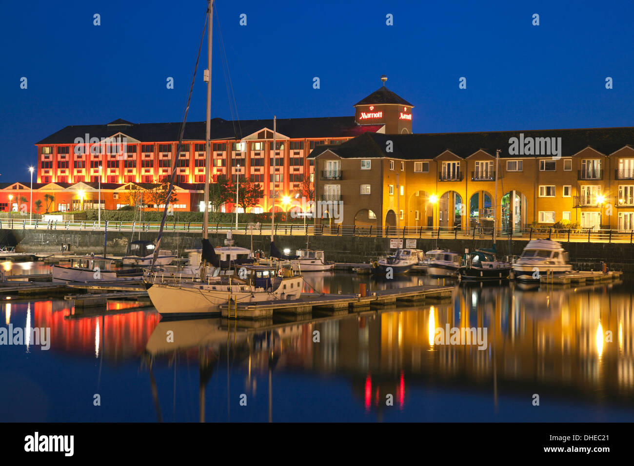 Swansea Marina, Swansea, Südwales, Wales, Vereinigtes Königreich, Europa Stockfoto