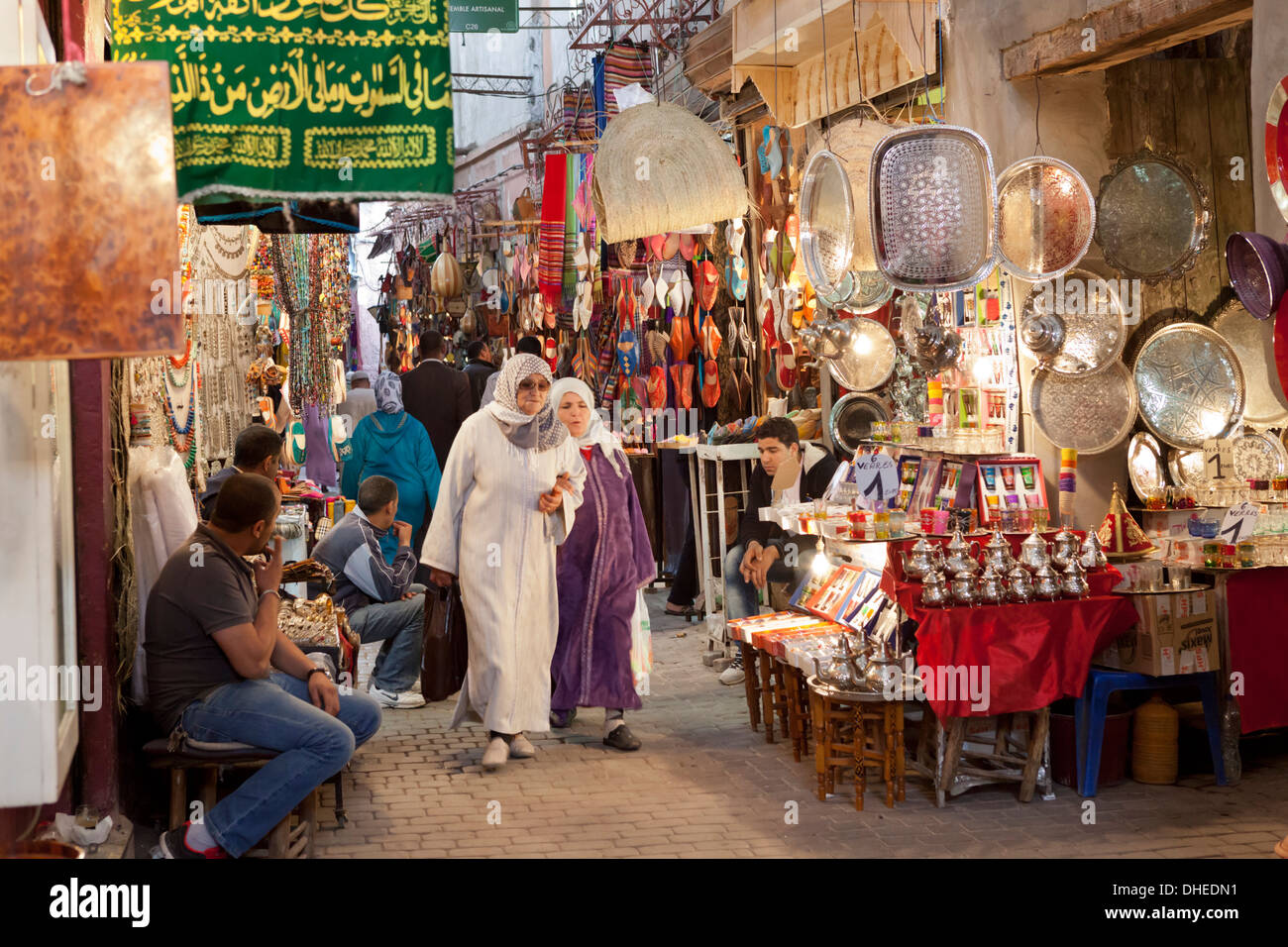 Der Souk, Marrakesch, Marokko, Nordafrika, Afrika Stockfotografie Alamy