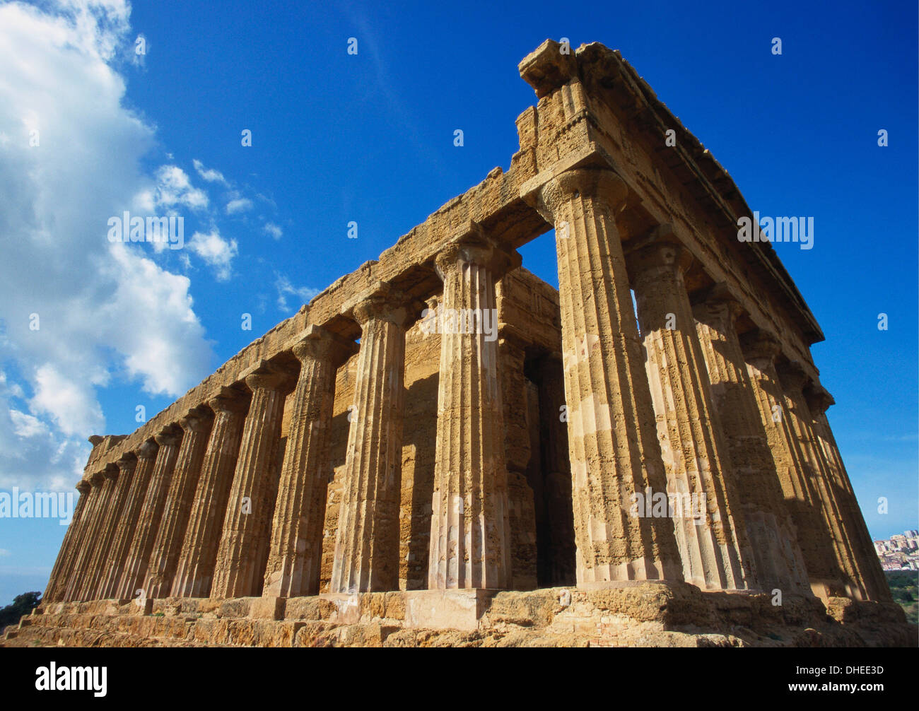 Tempel von Concord, Agrigento, Sizilien, Italien Stockfoto