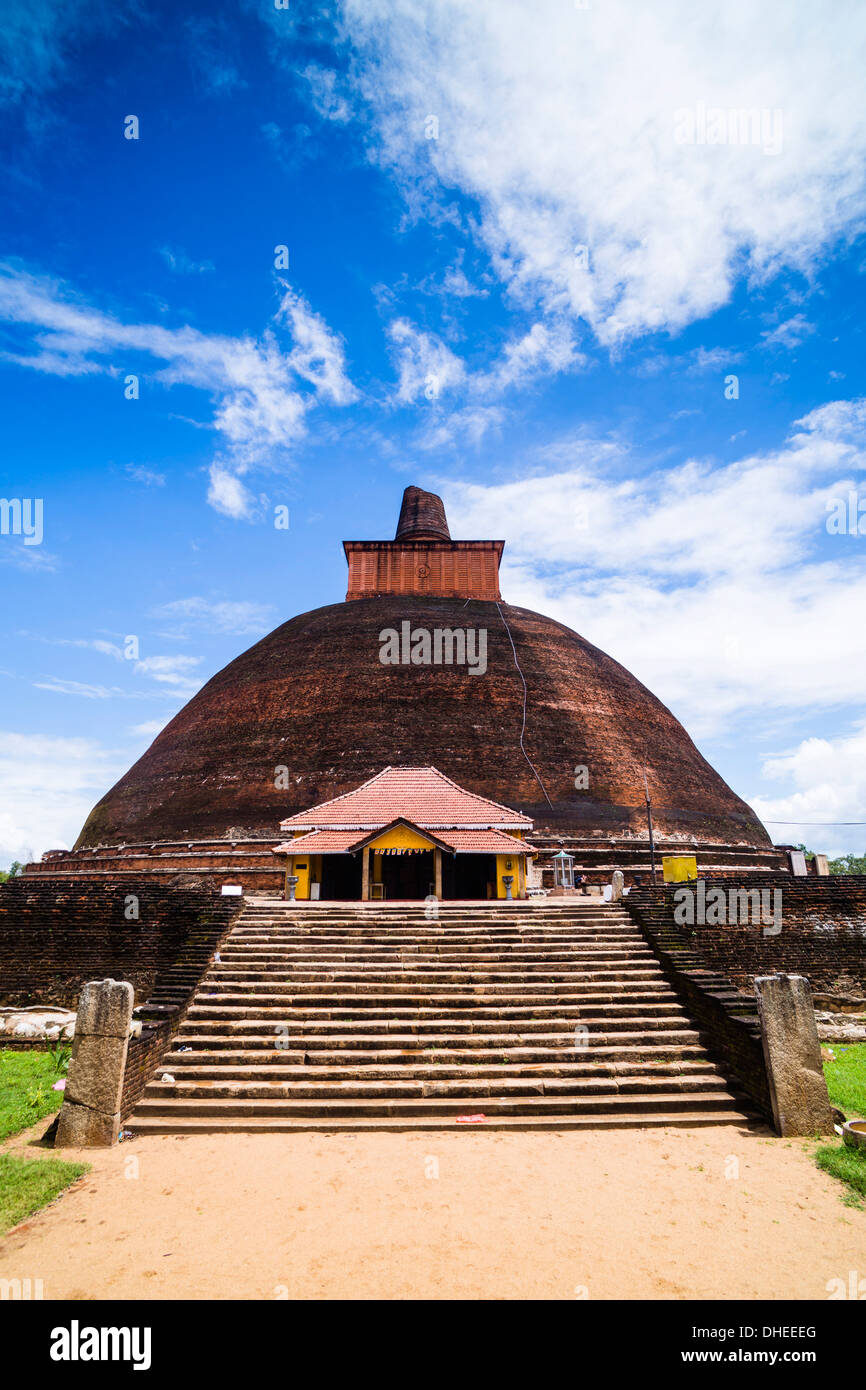 Jetvanarama Dagoba (Jetvanaramaya Stupa), Anuradhapura, UNESCO World Heritage Site, Sri Lanka, Asien Stockfoto