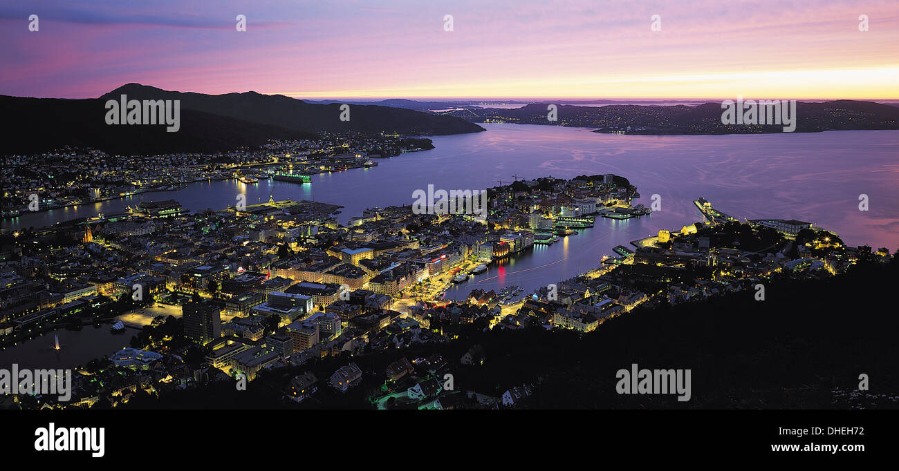Bergen, Norwegen Stockfoto