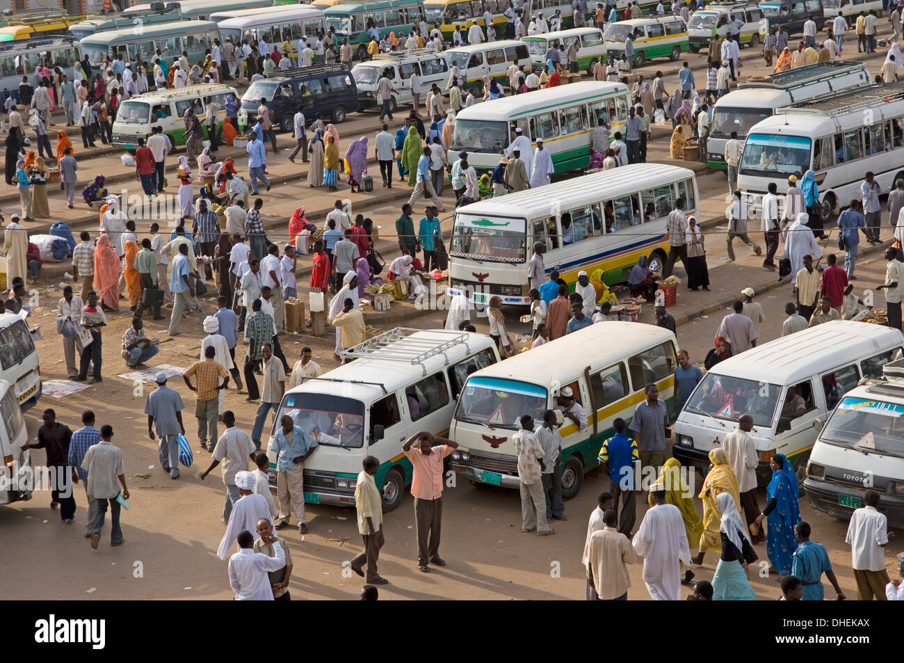 Große Moschee Bereich, Khartoum, Sudan, Afrika Stockfoto