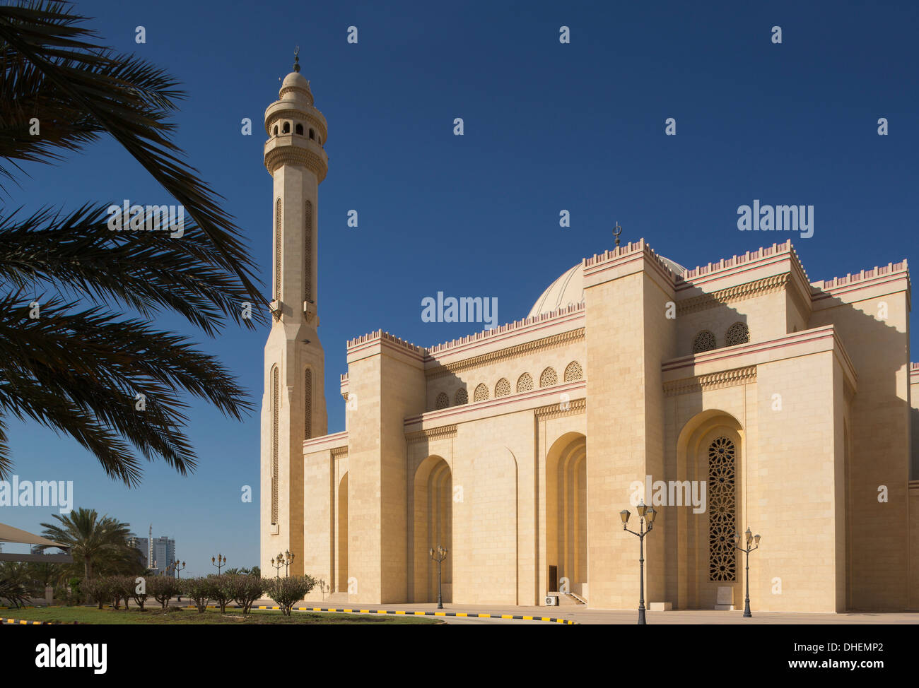 Al Fateh Grand Moschee, Manama, Bahrain, Naher Osten Stockfoto
