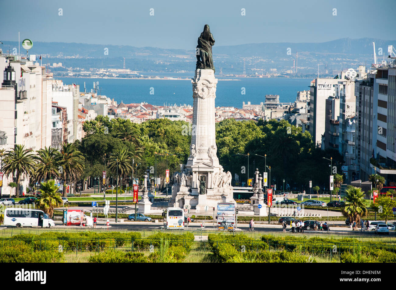 Parque Eduardo VII, Lissabon, Portugal, Europa Stockfoto