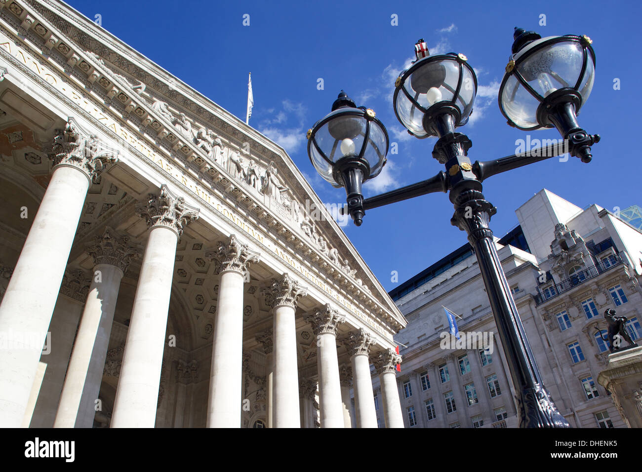 Die Royal Exchange, City of London, London, England, Vereinigtes Königreich, Europa Stockfoto
