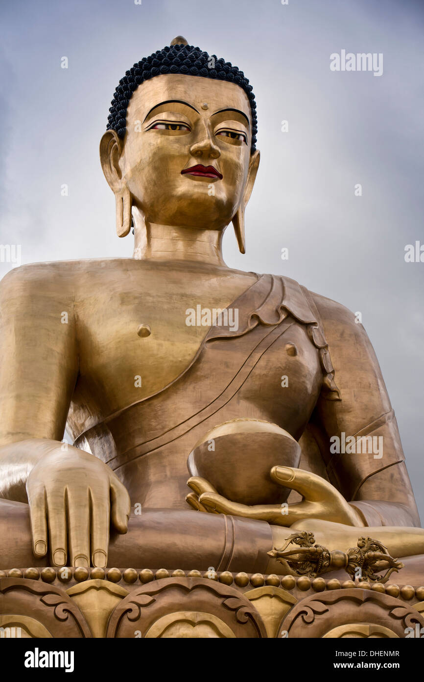 Bhutan, Thimpu, Big Buddha Dordenma Statue, gigantische Sakyamuni buddhistische Figur Stockfoto