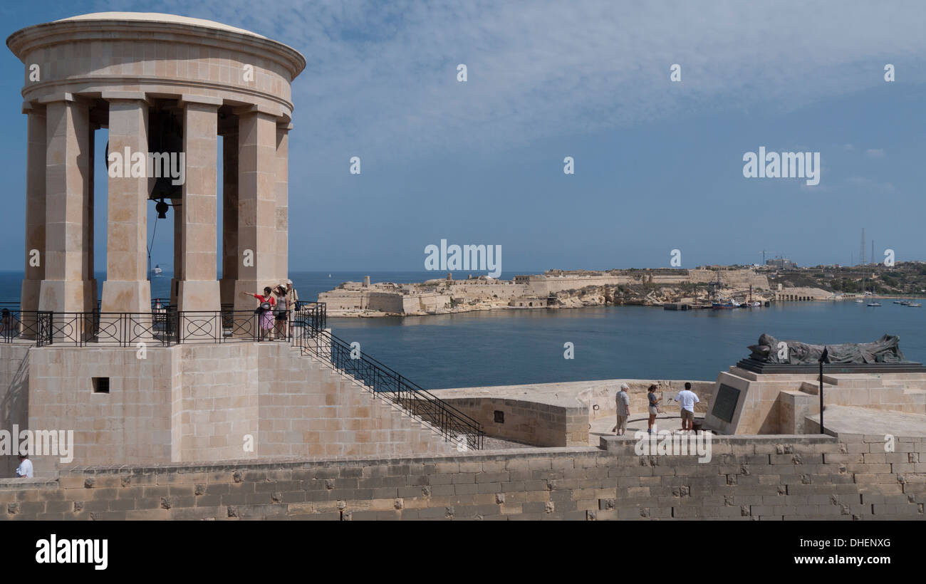 Grand Harbour. Valletta. Malta Stockfoto