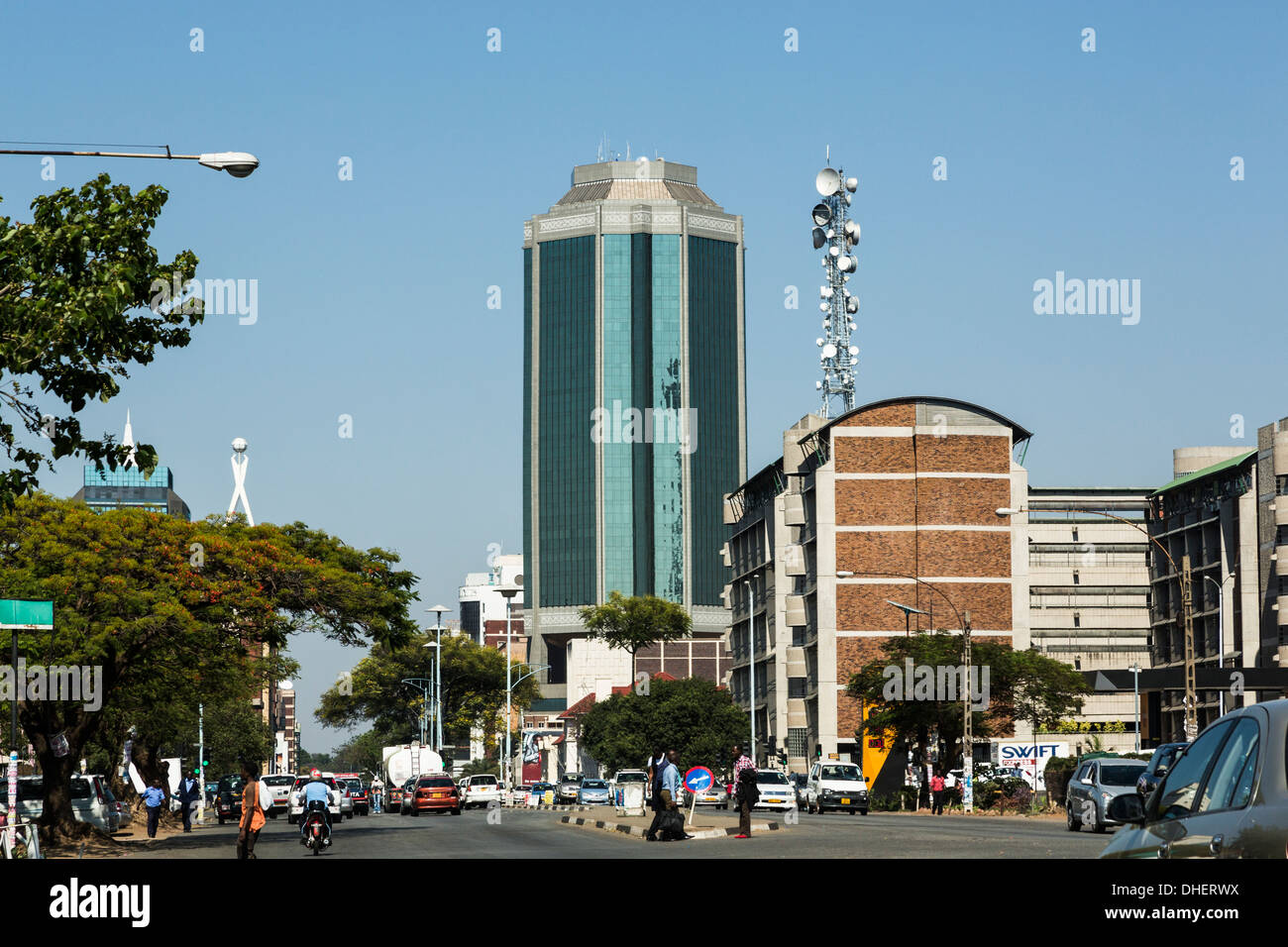 Die Stadt von Harare Simbabwe Stockfoto