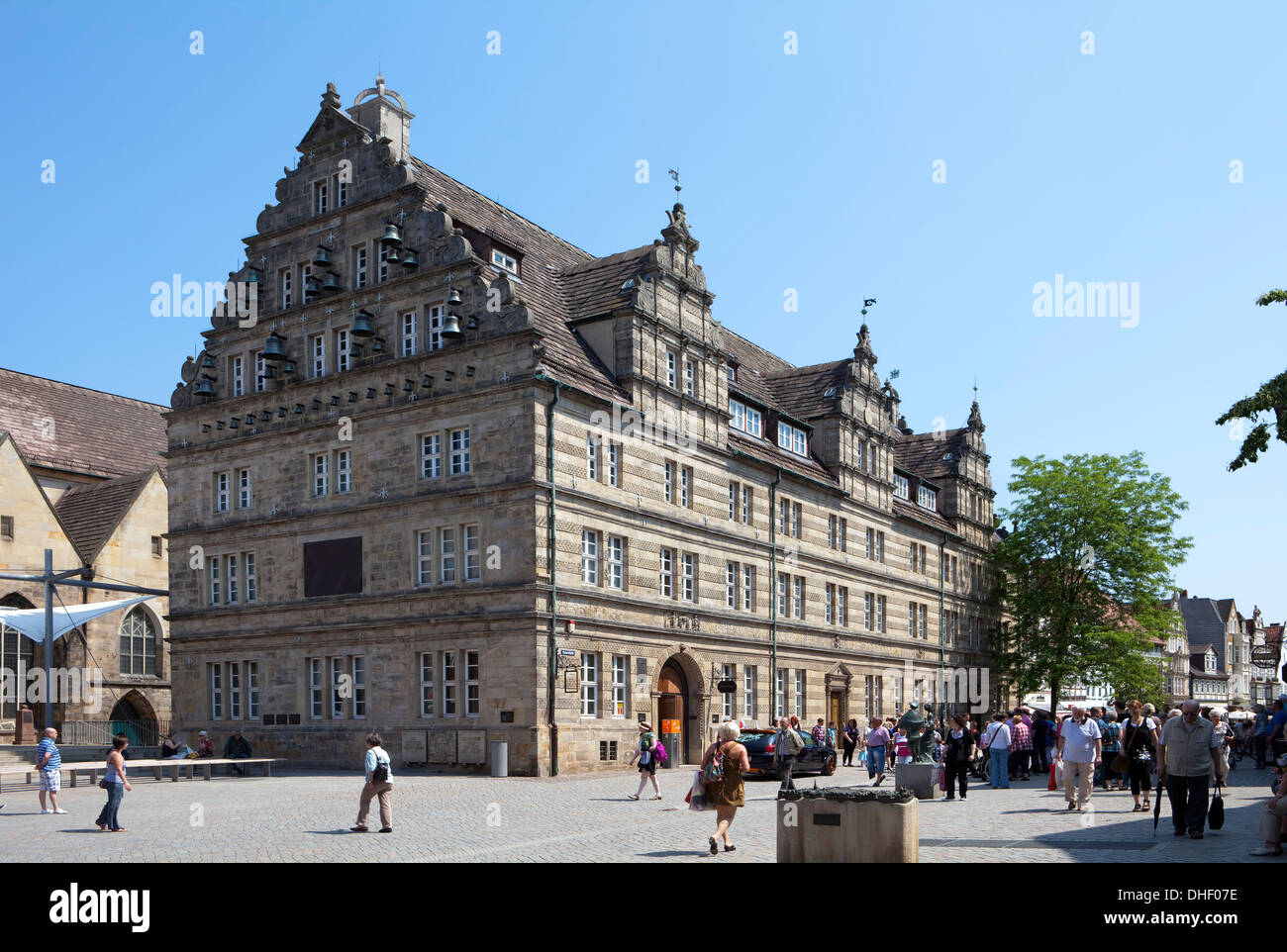 Hamelner Hochzeitshaus und Marktkirche, Hameln, Niedersachsen