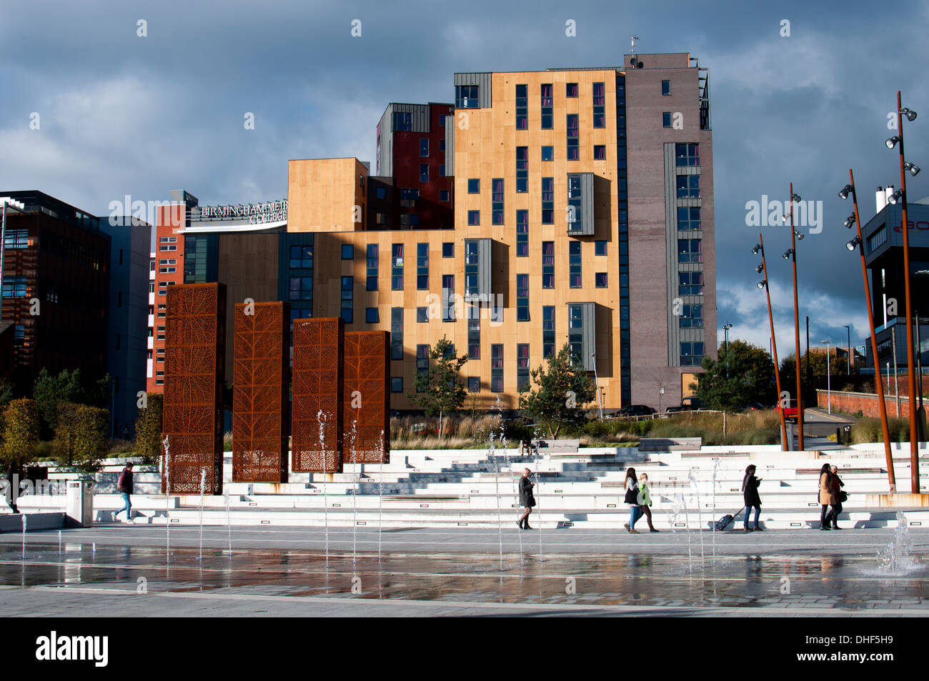 Jennens Gericht Student Apartments, Eastside, Birmingham, UK Stockfoto