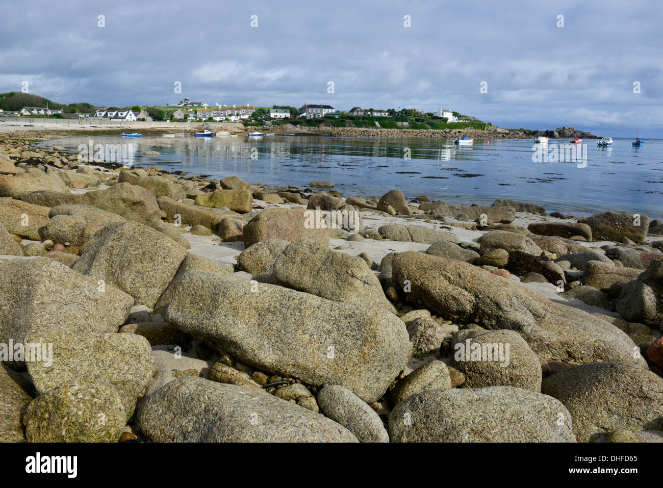 Old Town Bay, St. Marien, Isles of Scilly, Großbritannien Stockfoto