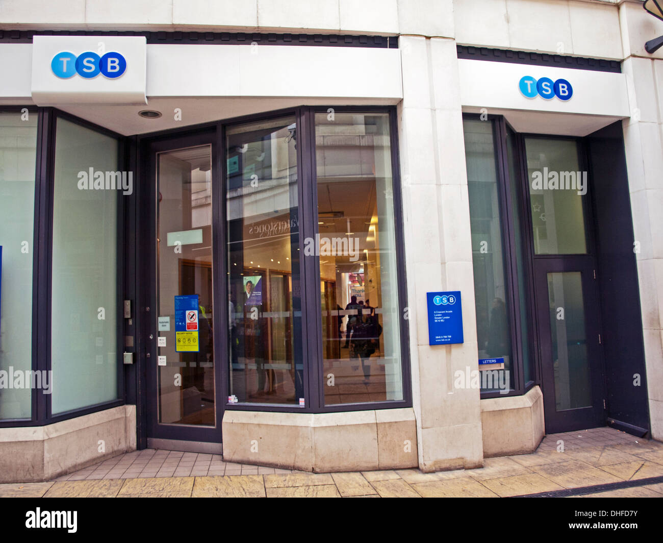 TSB Bank, Greenwich, London, England, Vereinigtes Königreich Stockfoto