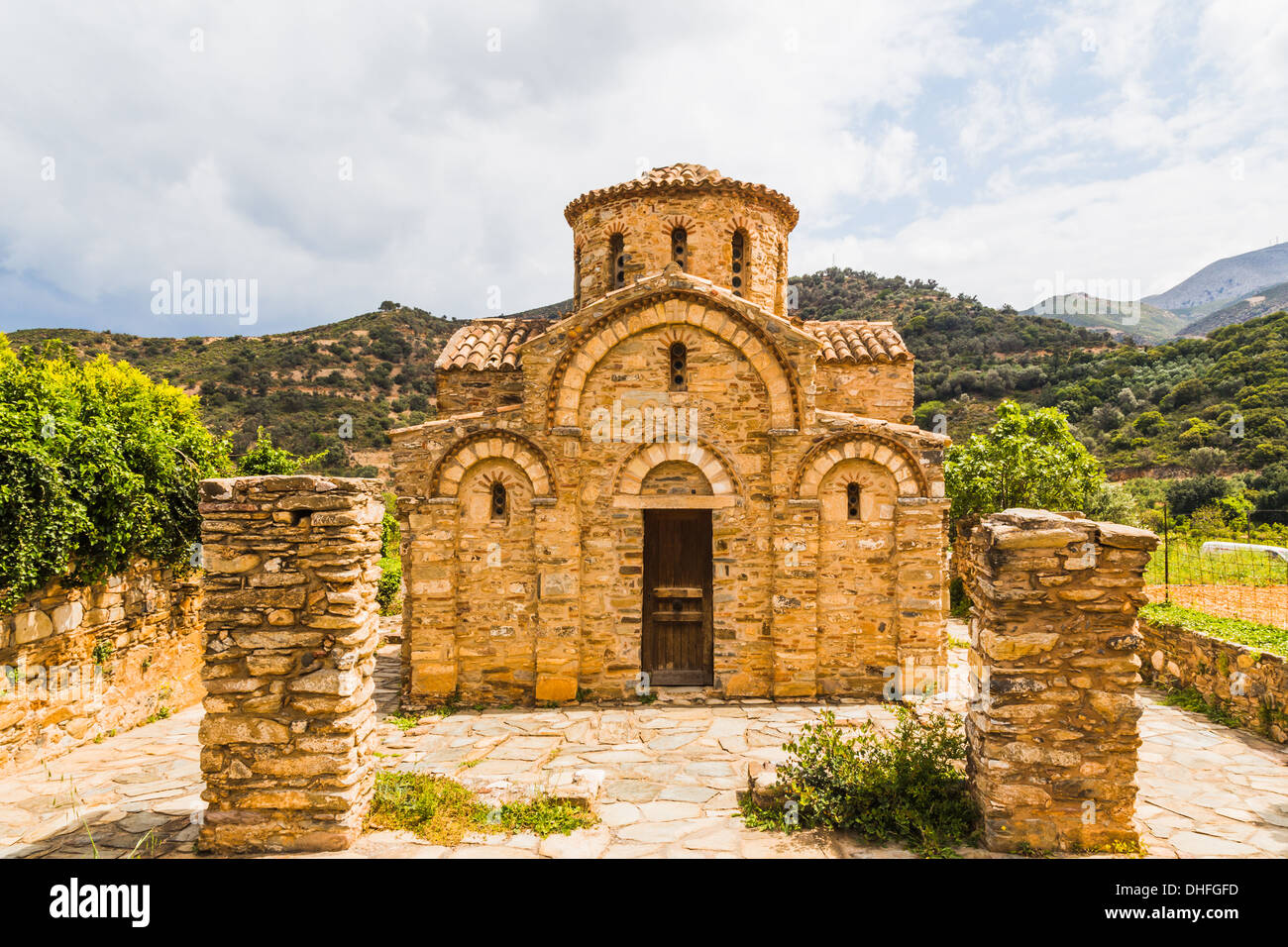 Kirche der Panagia, Fodele. Kreta Stockfoto