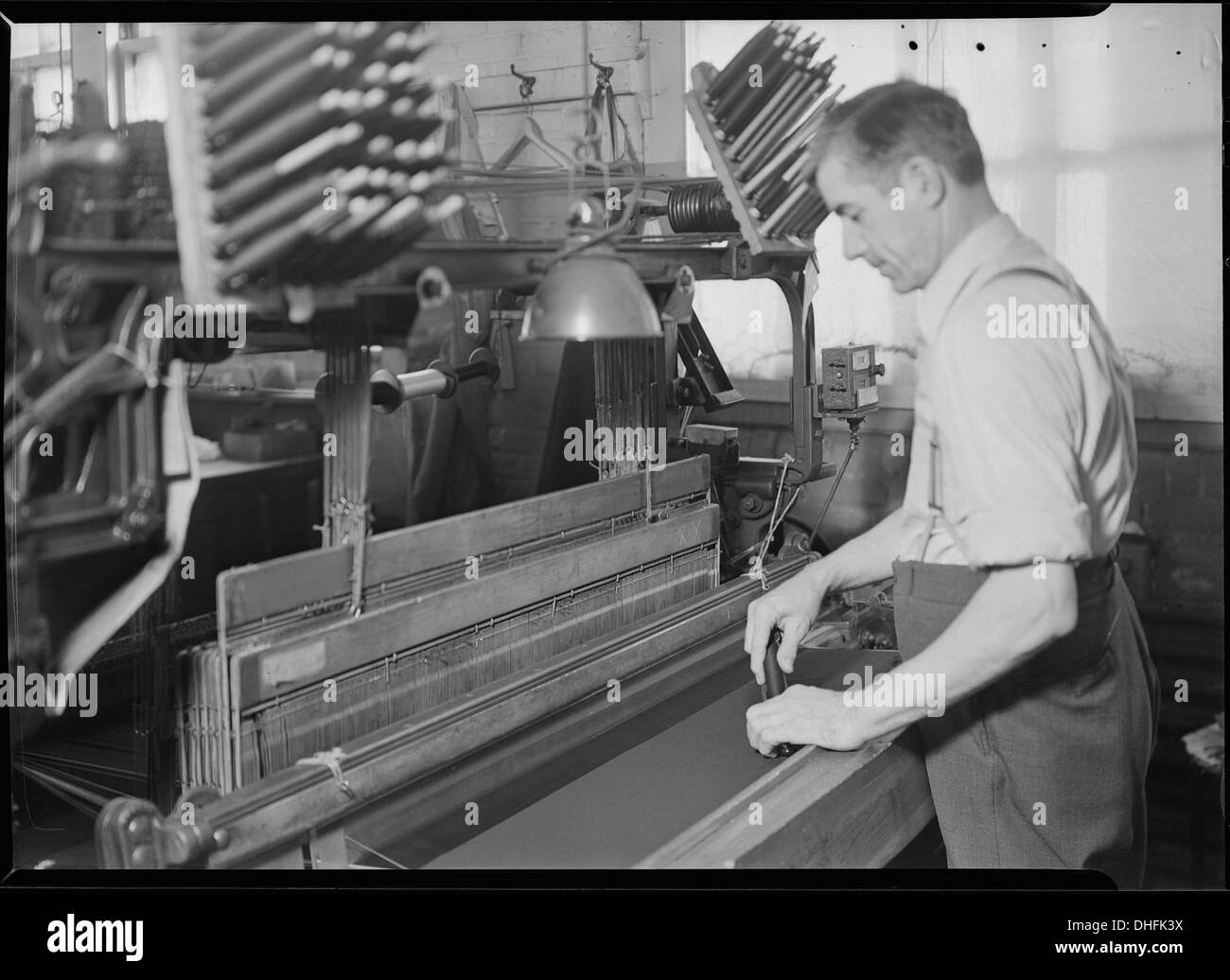 Mount Holyoke, Massachusetts - Seide. William Skinner und Söhne. Verdoppelung der 518305 Stockfoto