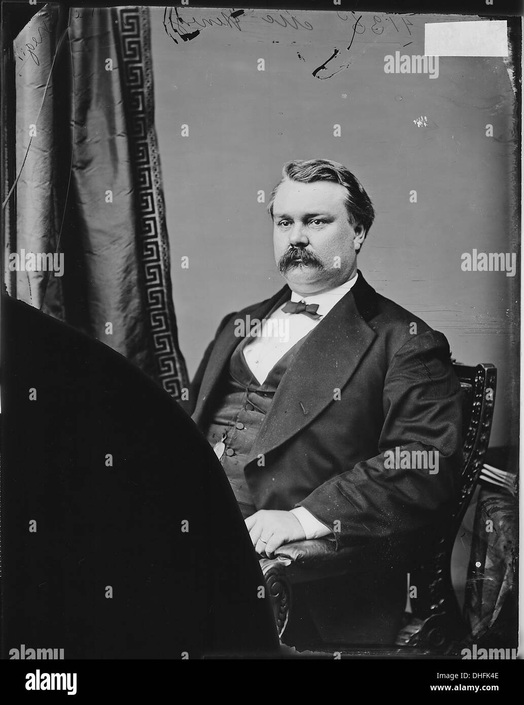 Ein Porträt des ehrenwerten Henry D. McHenry, einer bemerkenswerten Persönlichkeit aus Kentucky, zeigt seine Rolle und seinen Einfluss in der Geschichte der Region. Stockfoto