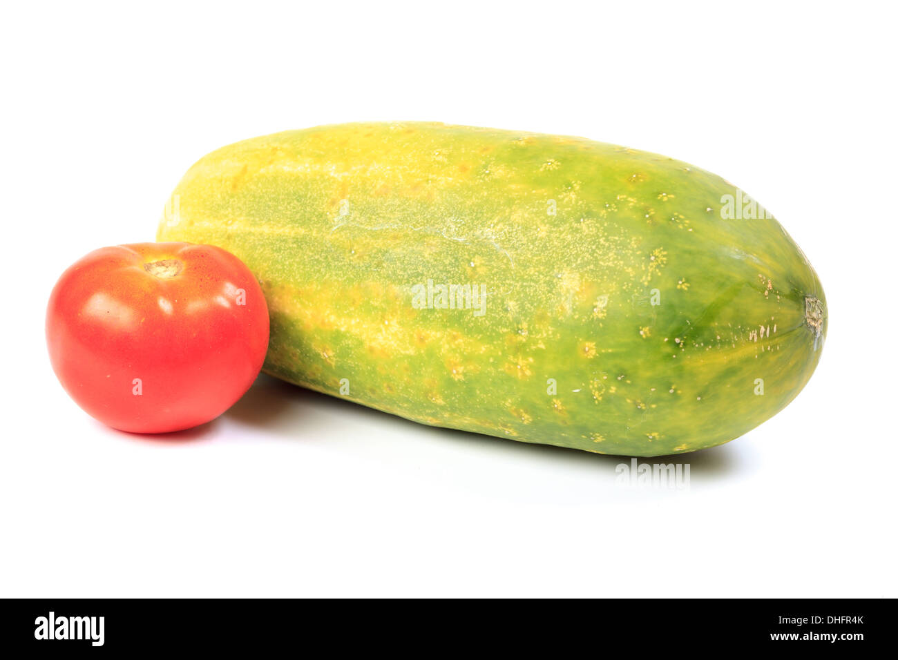 Obst und Gemüse auf einem weißen Hintergrund. Studio-Fotografie. Denisovo, Oblast Rjasan, Pronsky-Bereich. Russland Stockfoto