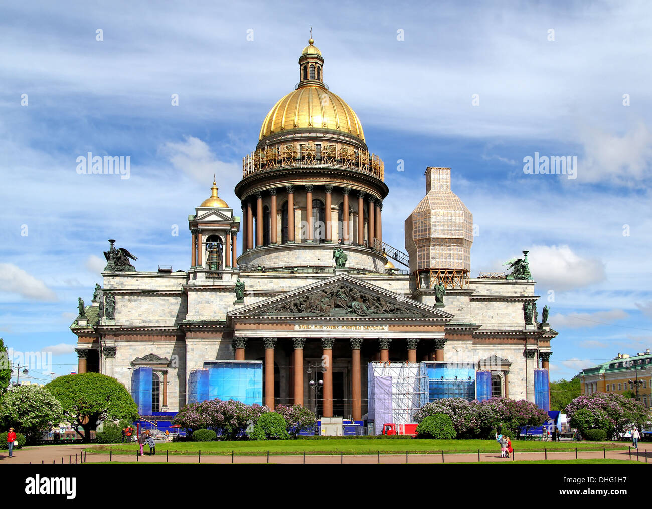 Isaakskathedrale in Sankt Petersburg, Russland Stockfoto