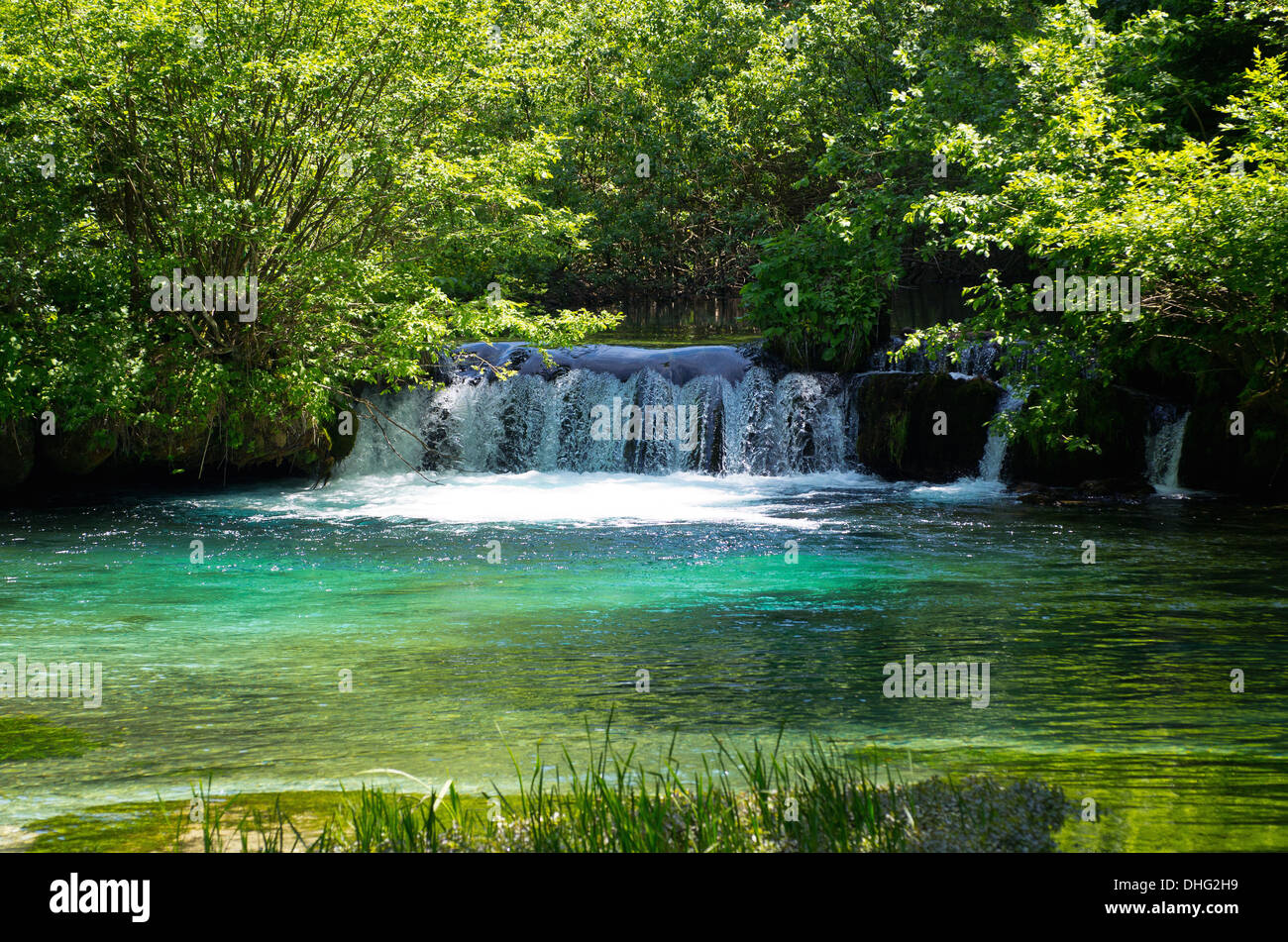 Schönsten Nationalparks Kroatiens - Plitvicer Seen Stockfoto