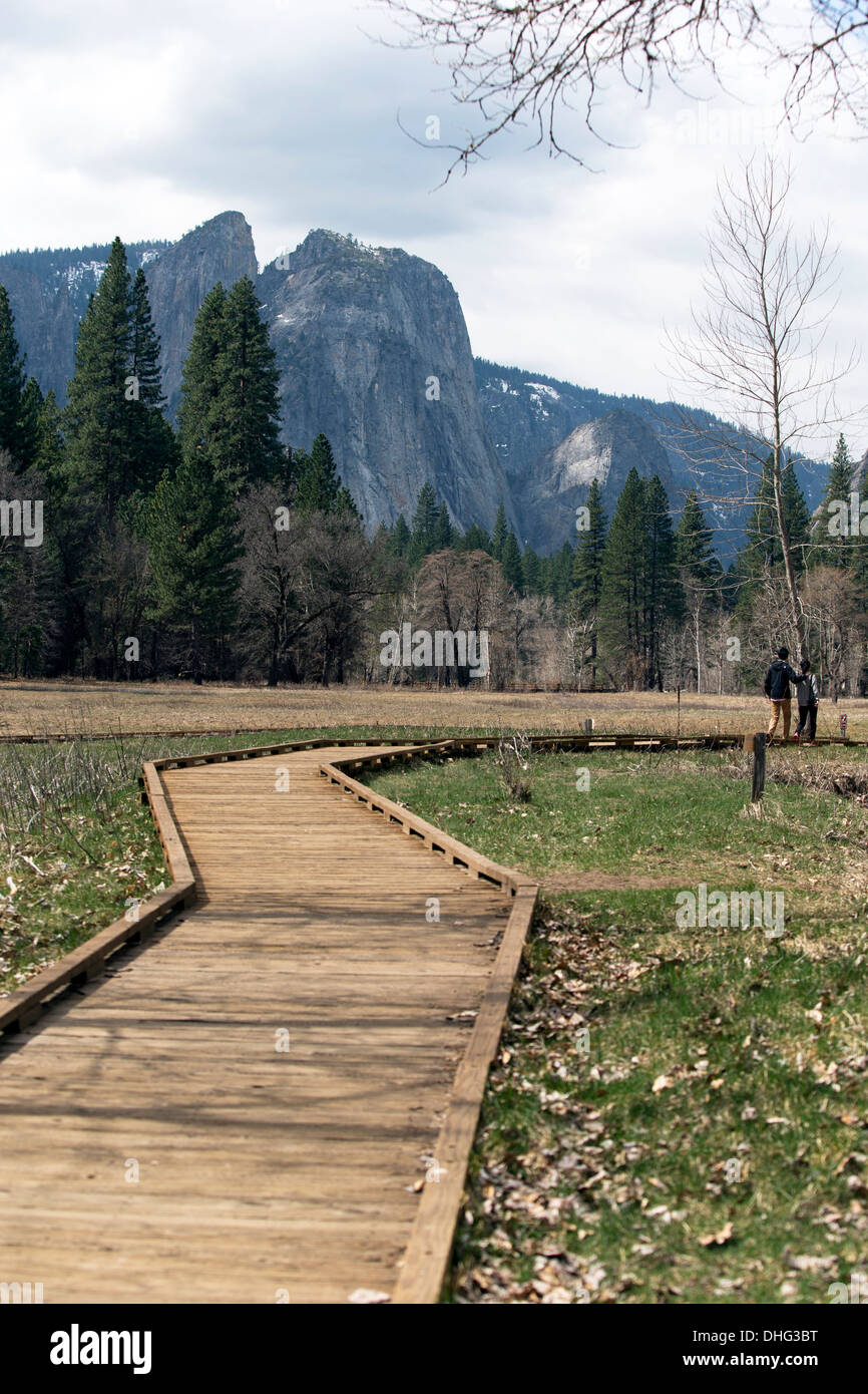 Sentinel Rock, Yosemite-Nationalpark, Kalifornien, Vereinigte Staaten von Amerika Stockfoto