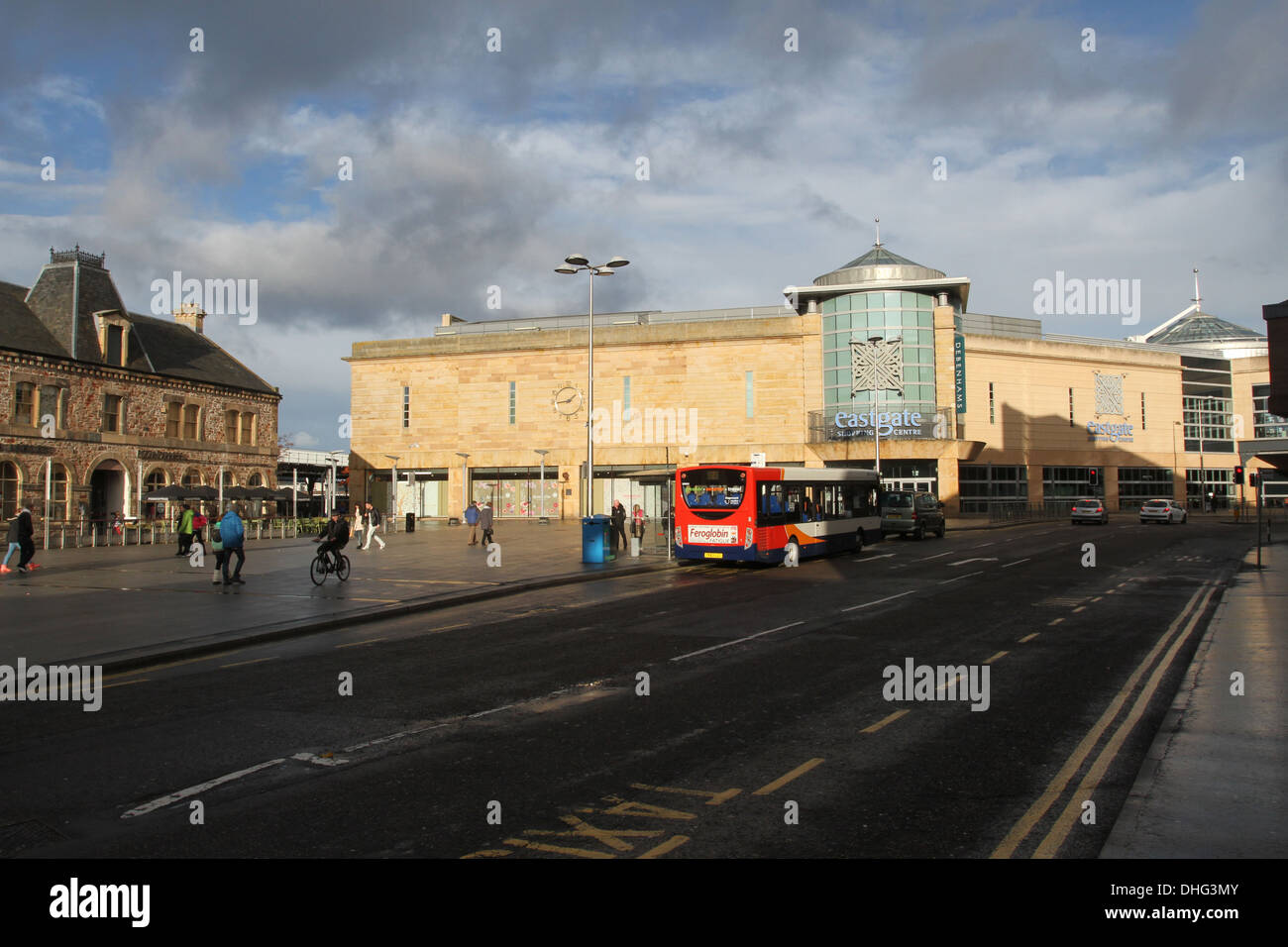 Die Außenseite des Eastgate Shopping Centre inverness Schottland november 2013. Stockfoto