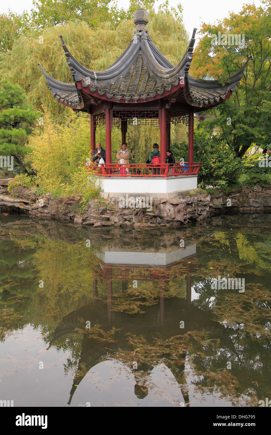 Kanada, Vancouver, Chinatown, Dr. Sun Yat-Sen Chinese Garden Stockfoto