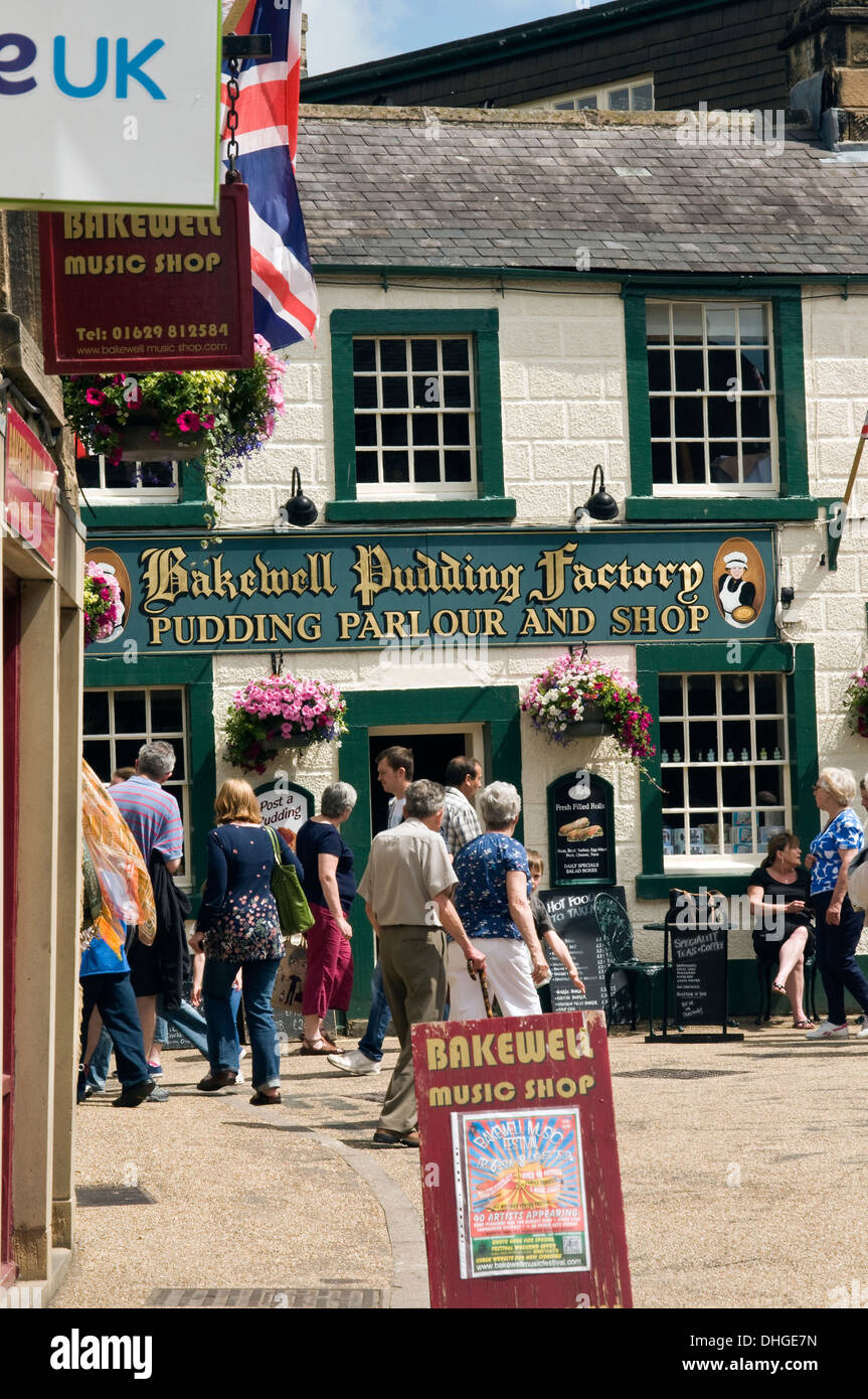 die alten Pudding Shop Bakewell Stockfoto